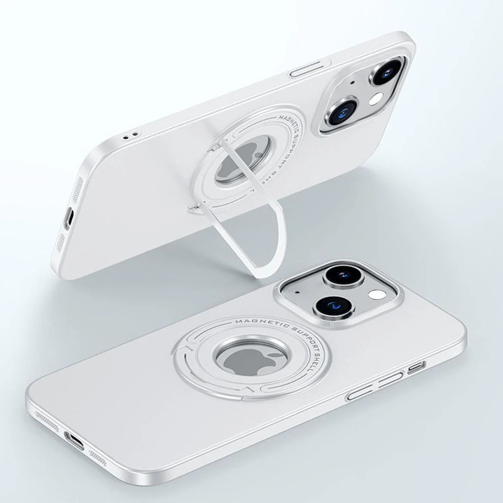 LuxuryKase Premium Magnetic Support Shell Case with Built-in Kickstand for iPhone - Image 20