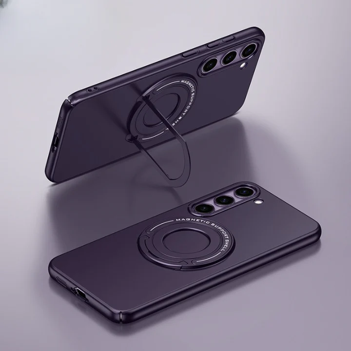 LuxuryKase Premium Magnetic Support Shell Case with Built-in Kickstand for iPhone - Image 28