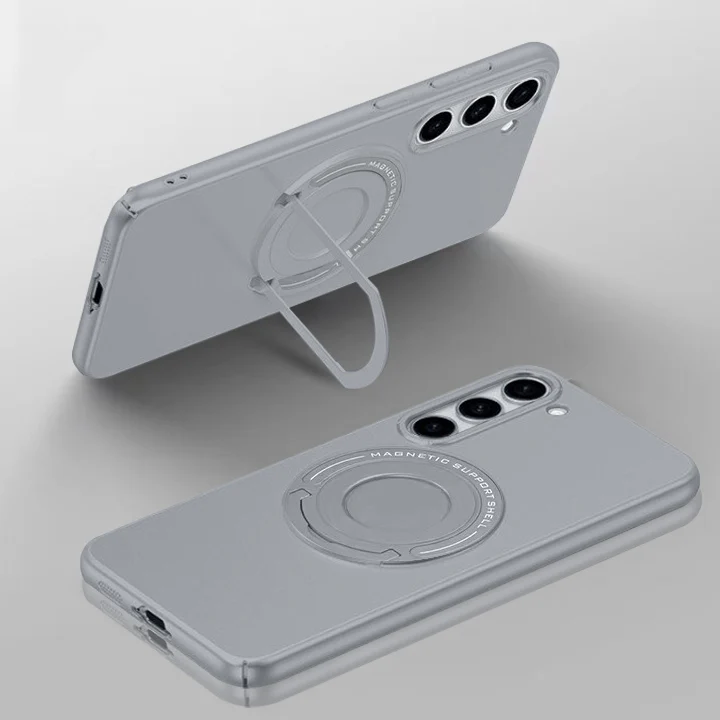 LuxuryKase Premium Magnetic Support Shell Case with Built-in Kickstand for iPhone - Image 30