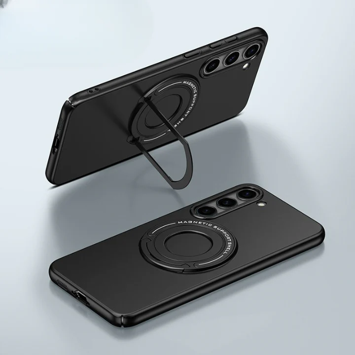 LuxuryKase Premium Magnetic Support Shell Case with Built-in Kickstand for iPhone - Image 31