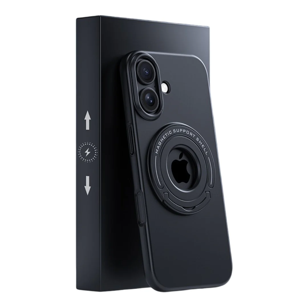 LuxuryKase Premium Magnetic Support Shell Case with Built-in Kickstand for iPhone - Image 39