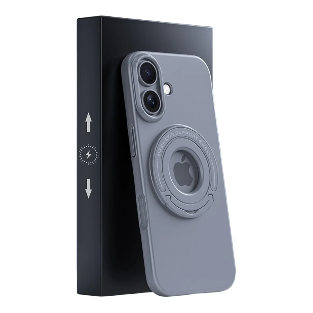 LuxuryKase Premium Magnetic Support Shell Case with Built-in Kickstand for iPhone - Image 41