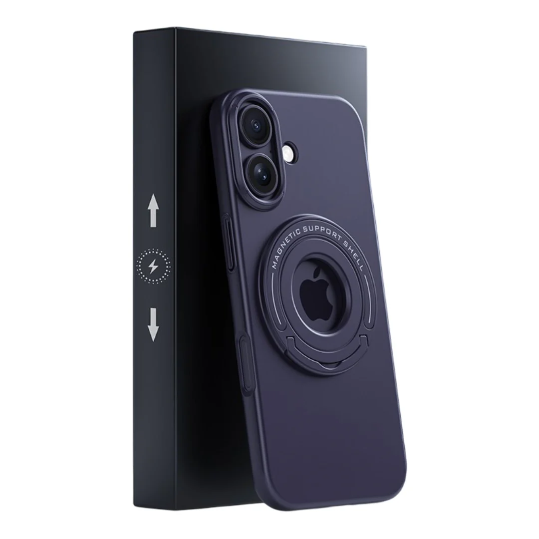 LuxuryKase Premium Magnetic Support Shell Case with Built-in Kickstand for iPhone - Image 42
