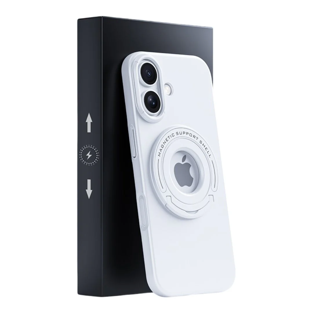 LuxuryKase Premium Magnetic Support Shell Case with Built-in Kickstand for iPhone - Image 43