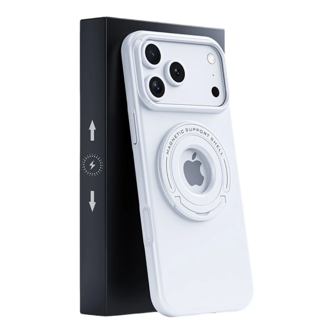 LuxuryKase Premium Magnetic Support Shell Case with Built-in Kickstand for iPhone - Image 48