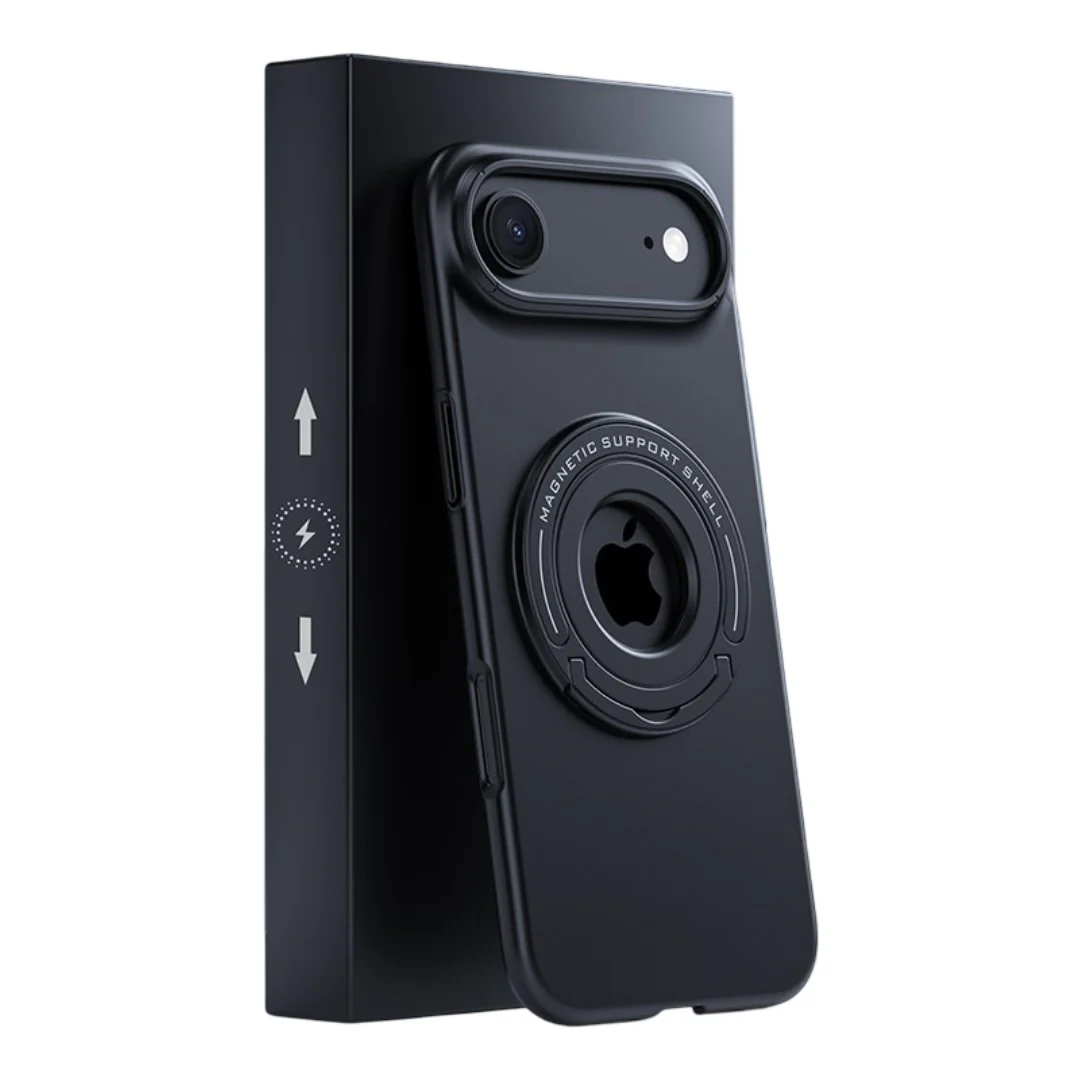 LuxuryKase Premium Magnetic Support Shell Case with Built-in Kickstand for iPhone - Image 49