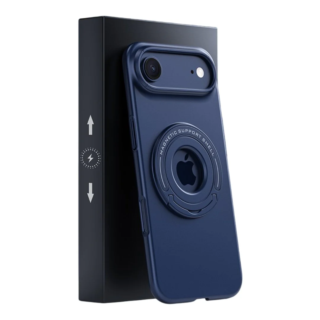 LuxuryKase Premium Magnetic Support Shell Case with Built-in Kickstand for iPhone - Image 50