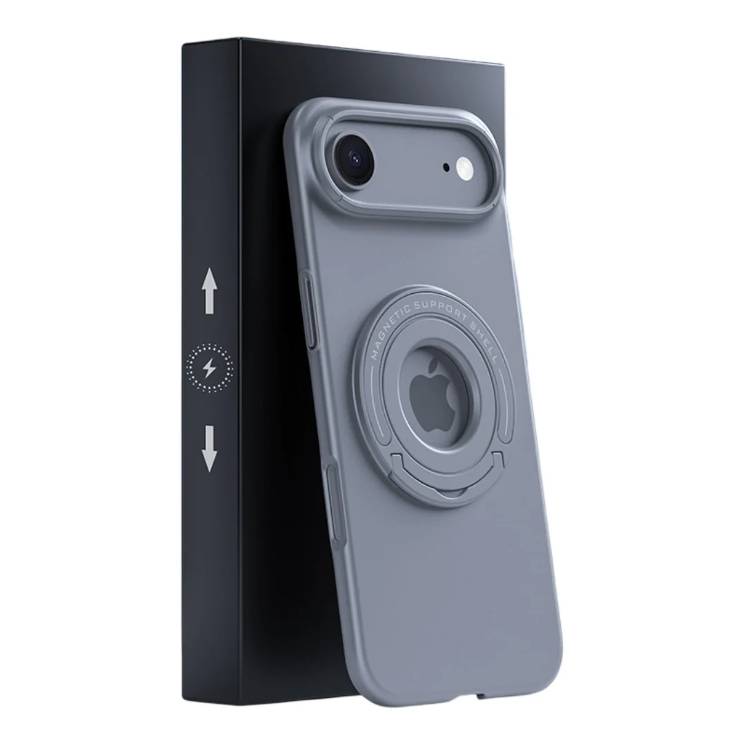 LuxuryKase Premium Magnetic Support Shell Case with Built-in Kickstand for iPhone - Image 51