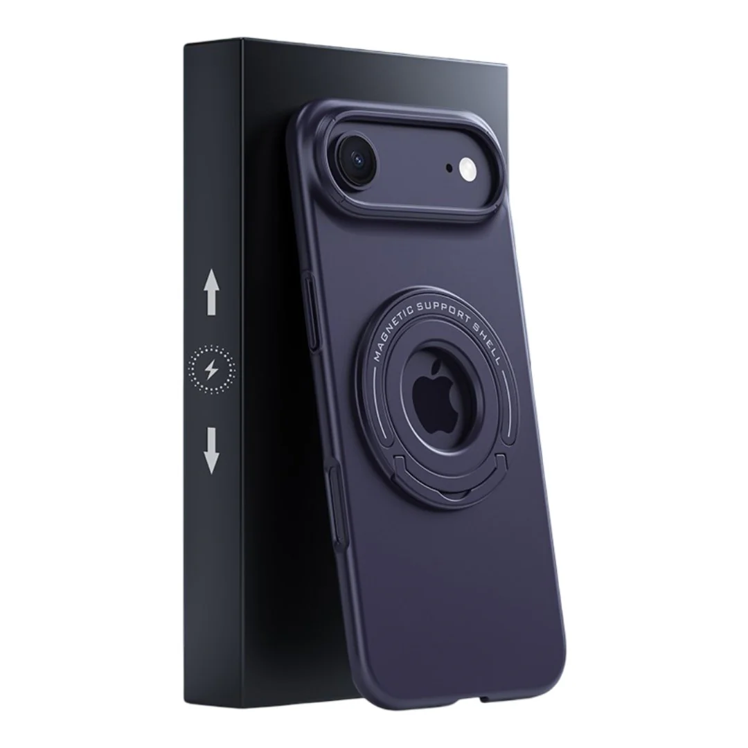 LuxuryKase Premium Magnetic Support Shell Case with Built-in Kickstand for iPhone - Image 52
