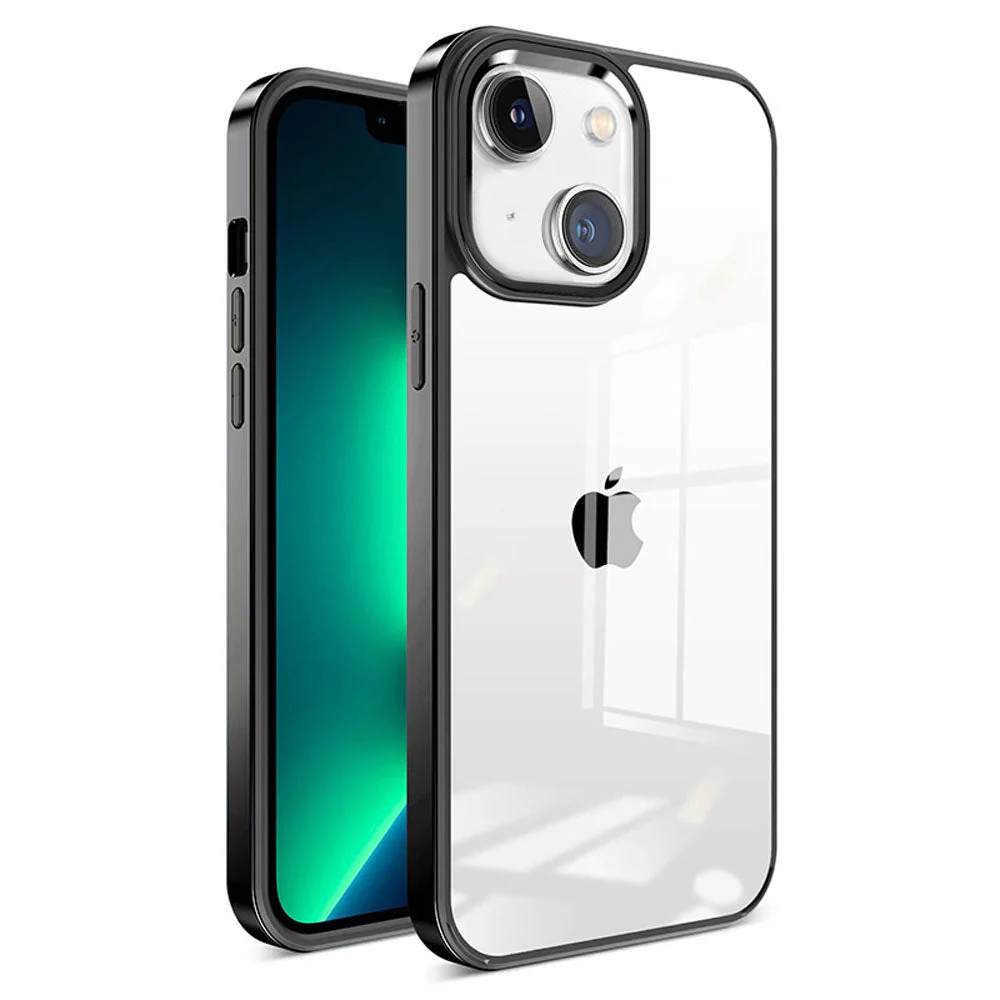 LuxuryKase New Skin 3 in 1 Transparent Plating Shockproof Case Cover For Iphone - Image 12
