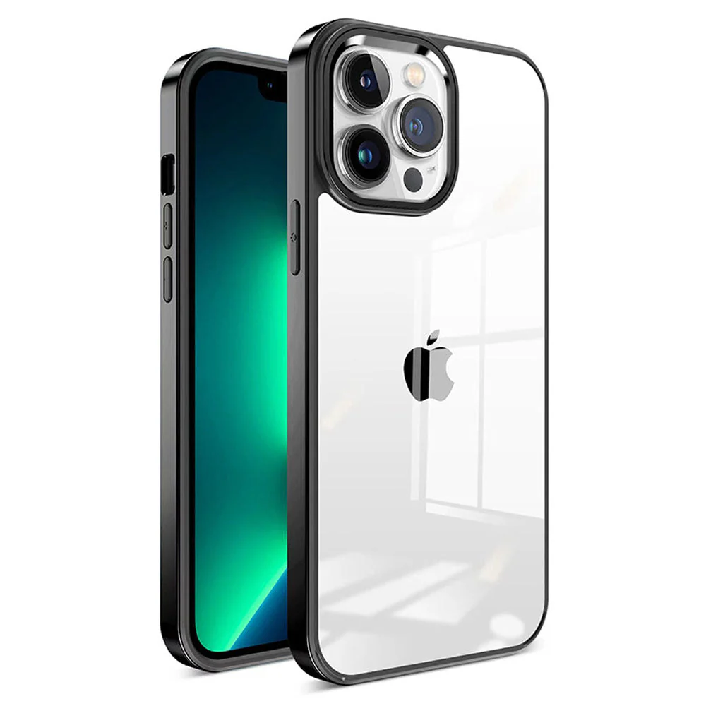 LuxuryKase New Skin 3 in 1 Transparent Plating Shockproof Case Cover For Iphone - Image 13