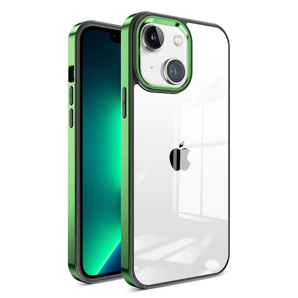 LuxuryKase New Skin 3 in 1 Transparent Plating Shockproof Case Cover For Iphone - Image 18