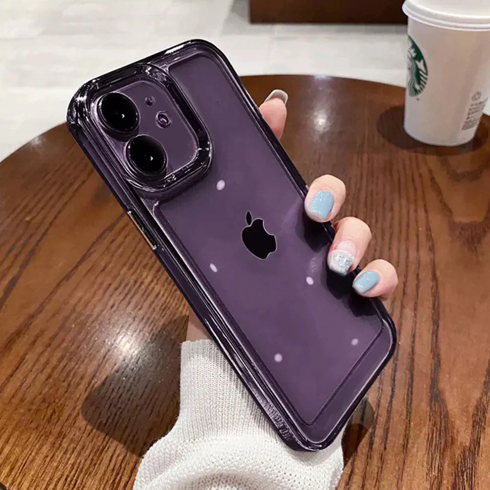 LuxuryKase Plating Transparent Shockproof Case For Iphone - Image 21