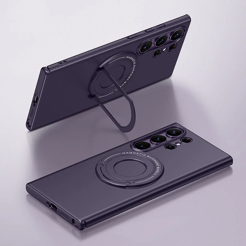LuxuryKase Premium Magnetic Support Shell Case with Built-in Kickstand for Samsung Series - Image 9