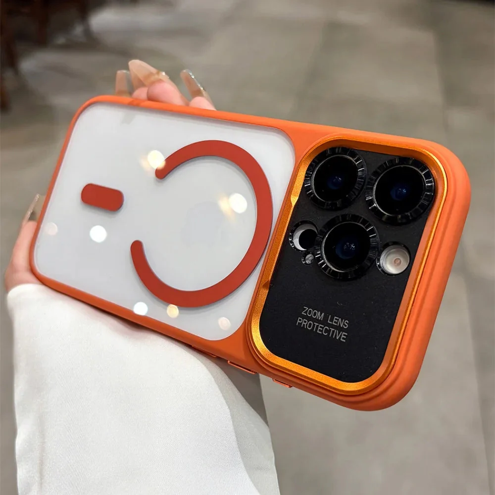 LuxuryKase Magnetic Clear Case | Mag-Safe Compatible | Slim Protective Cover | Shockproof Bumper | Anti Yellow Transparent Back | Camera Guard Design For iPhone - Image 20