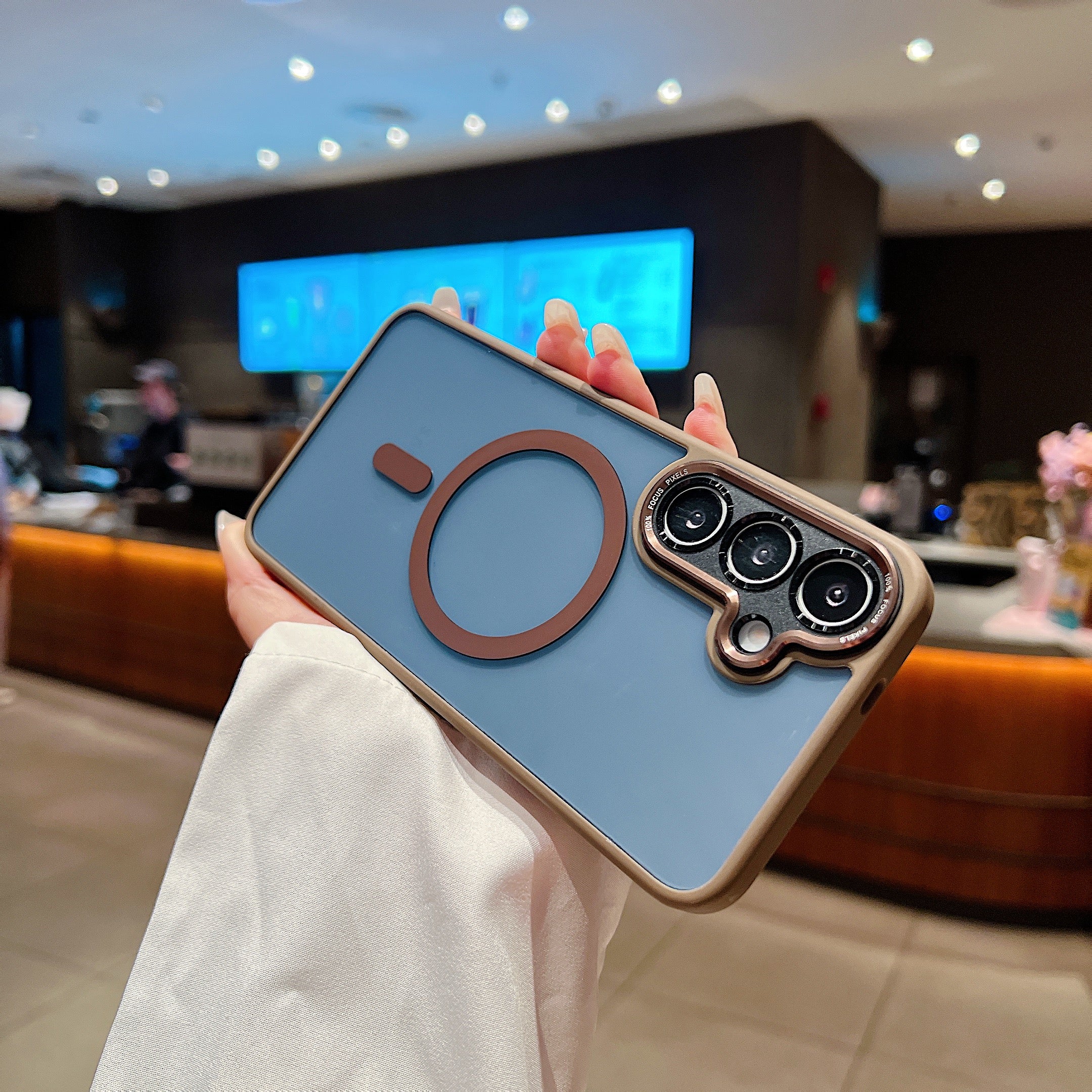 LuxuryKase Magnetic Clear Case | Mag-Safe Compatible | Slim Protective Cover | Shockproof Bumper | Anti Yellow Transparent Back | Camera Guard Design For iPhone - Image 43