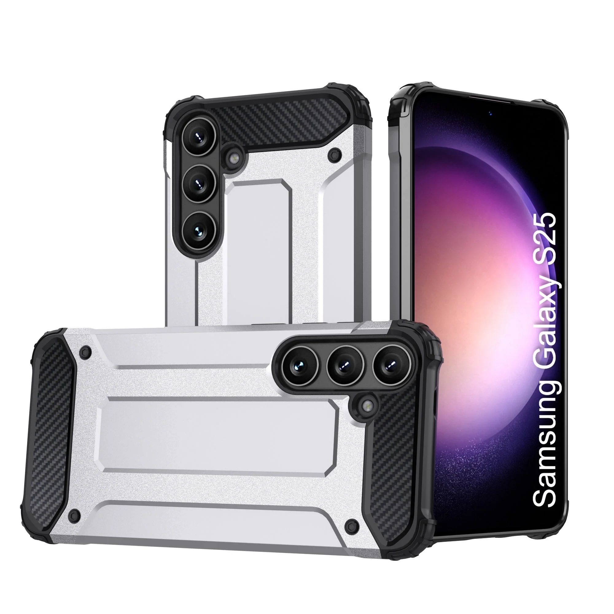LuxuryKase Rugged TPU+PC Armor Case | Impact-Resistant Design | Anti-Drop Protection | Raised Edges & Precise Cutouts | Heavy Duty Protective Cover - Image 125
