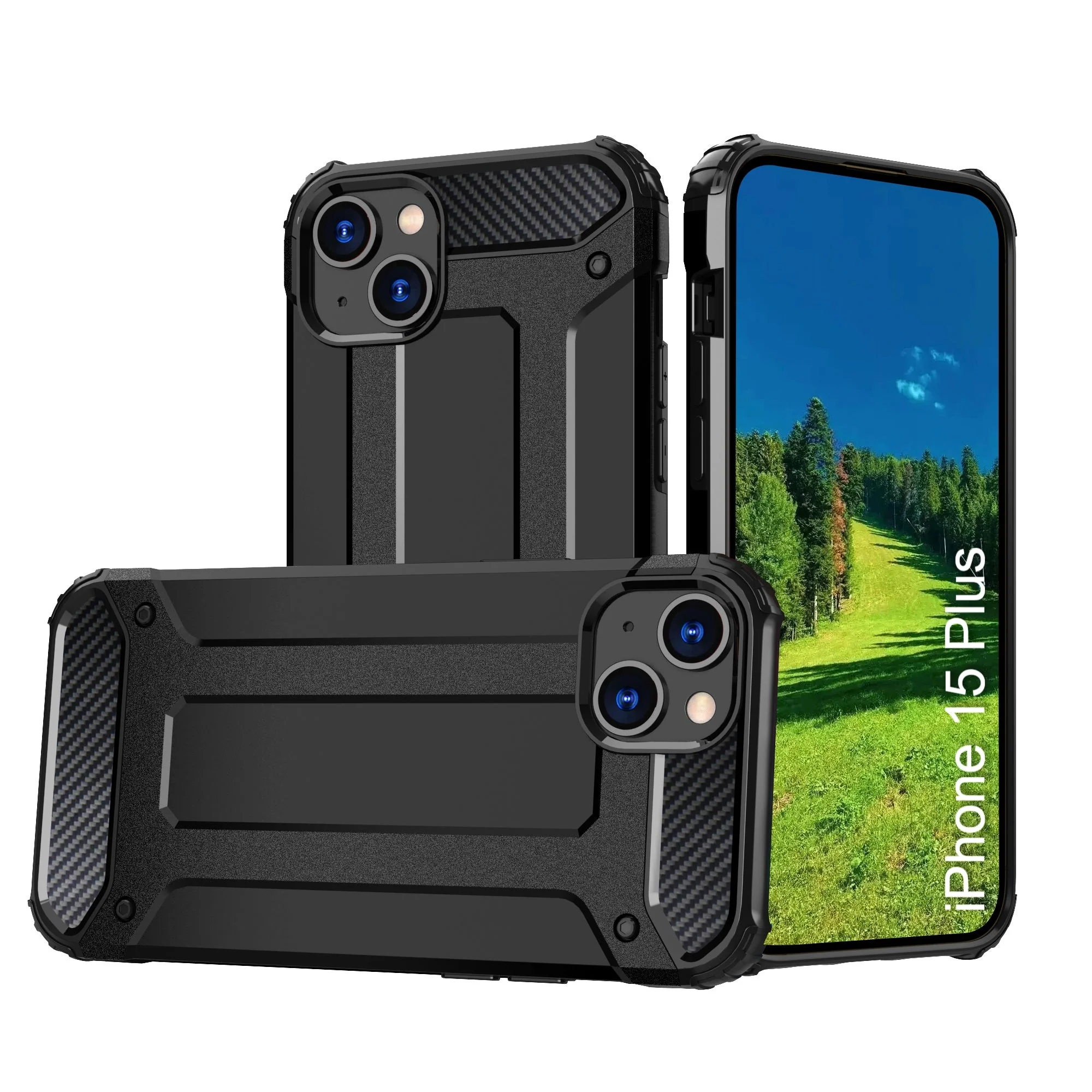 LuxuryKase Rugged TPU+PC Armor Case | Impact-Resistant Design | Anti-Drop Protection | Raised Edges & Precise Cutouts | Heavy Duty Protective Cover - Image 14