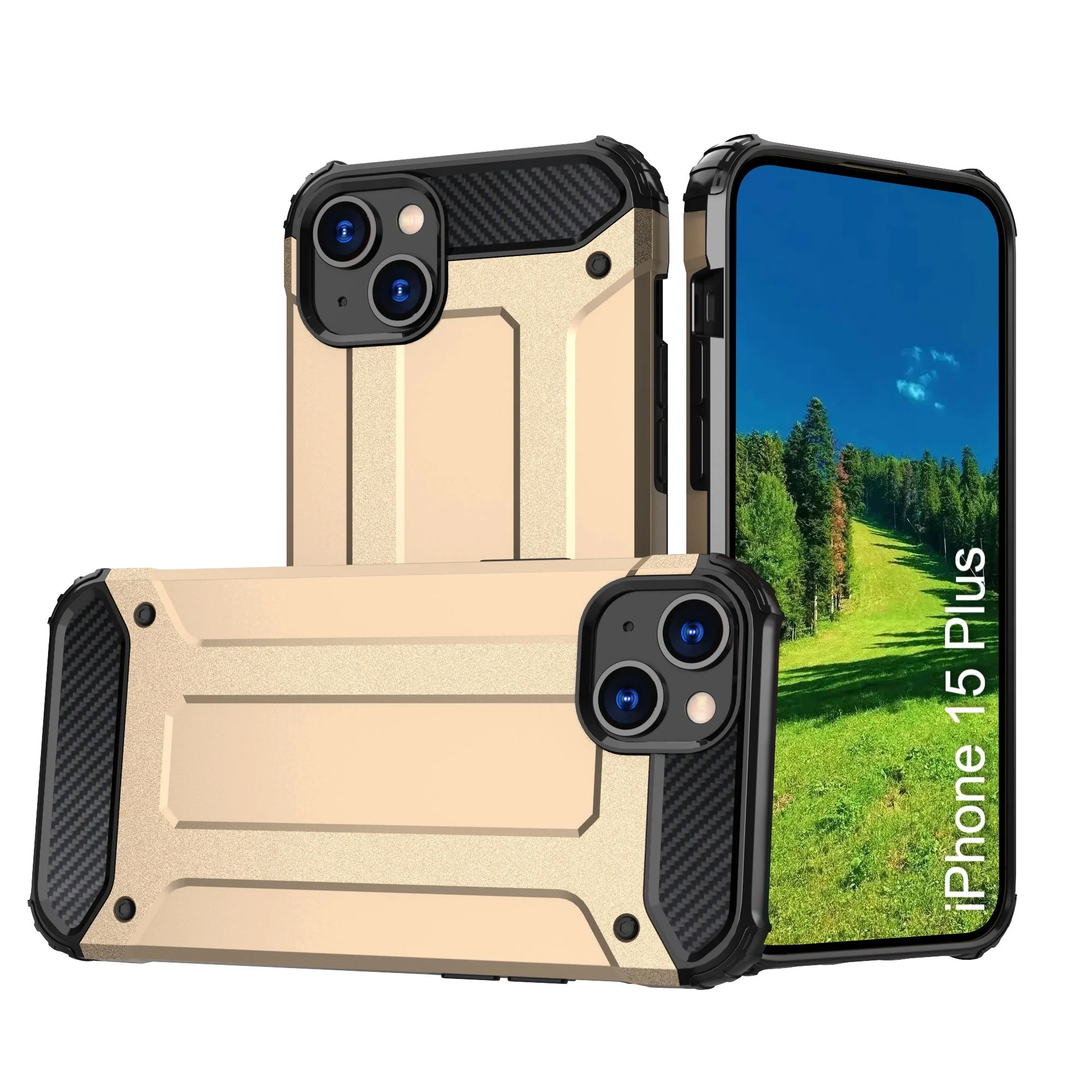 LuxuryKase Rugged TPU+PC Armor Case | Impact-Resistant Design | Anti-Drop Protection | Raised Edges & Precise Cutouts | Heavy Duty Protective Cover - Image 16