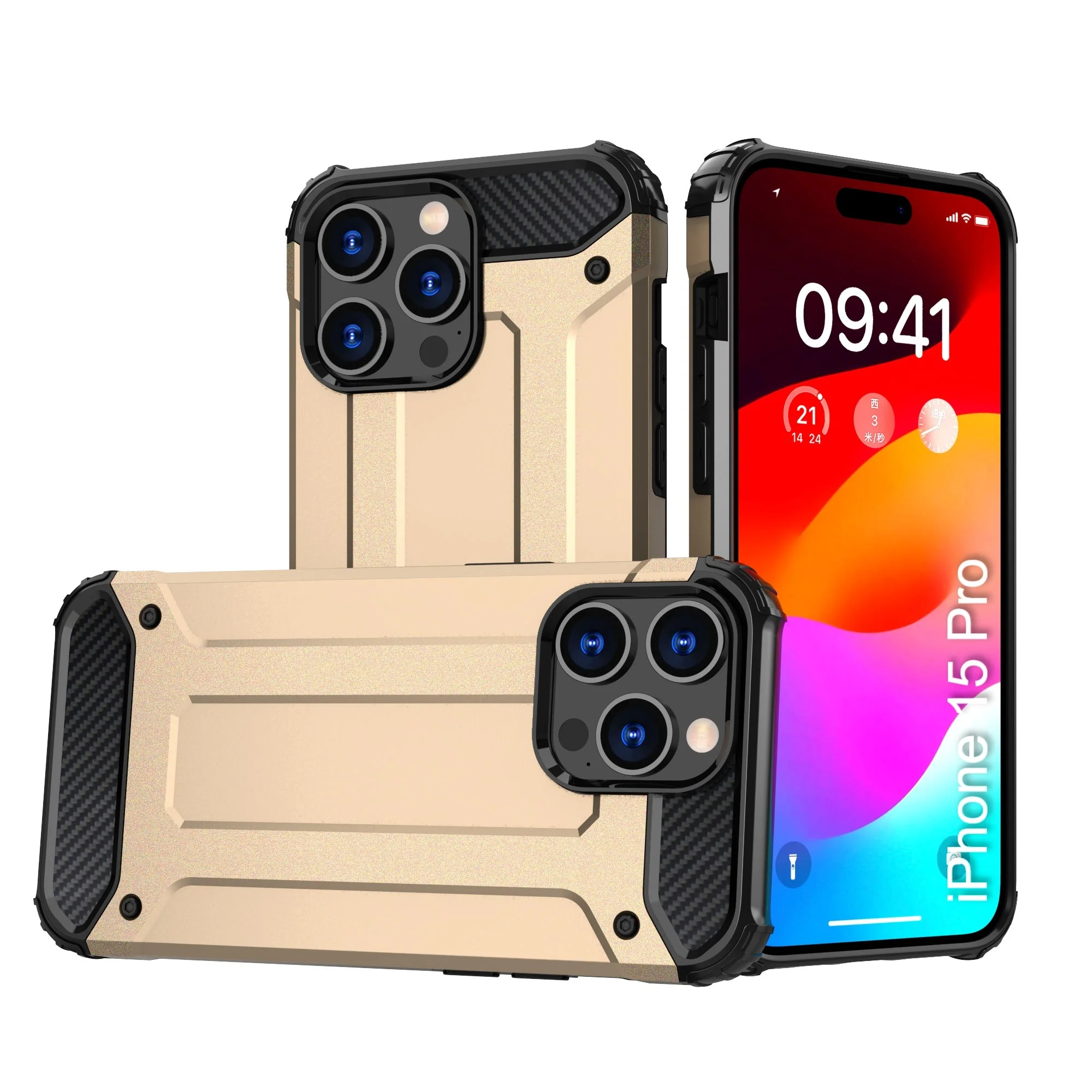 LuxuryKase Rugged TPU+PC Armor Case | Impact-Resistant Design | Anti-Drop Protection | Raised Edges & Precise Cutouts | Heavy Duty Protective Cover - Image 23
