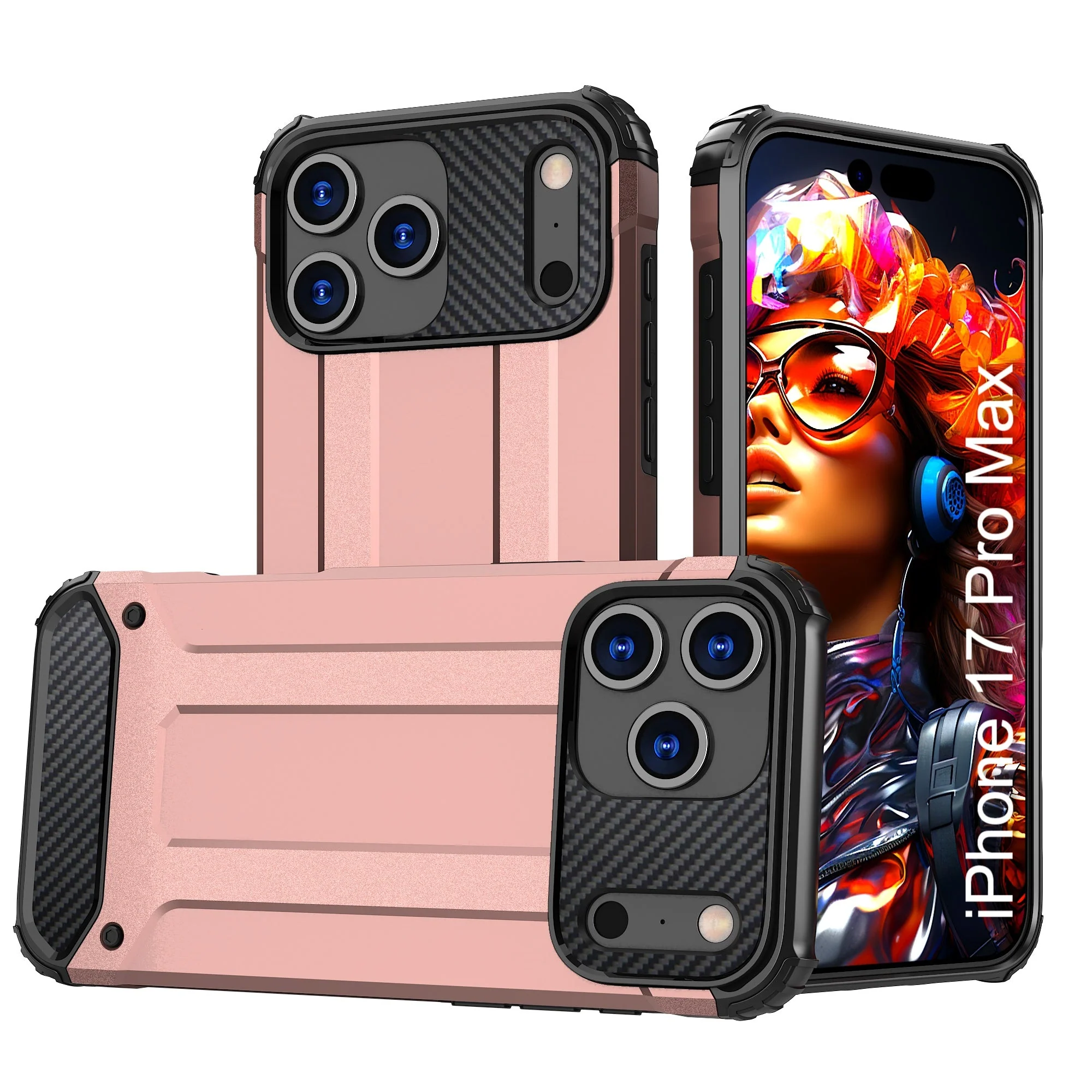 LuxuryKase Rugged TPU+PC Armor Case | Impact-Resistant Design | Anti-Drop Protection | Raised Edges & Precise Cutouts | Heavy Duty Protective Cover - Image 82