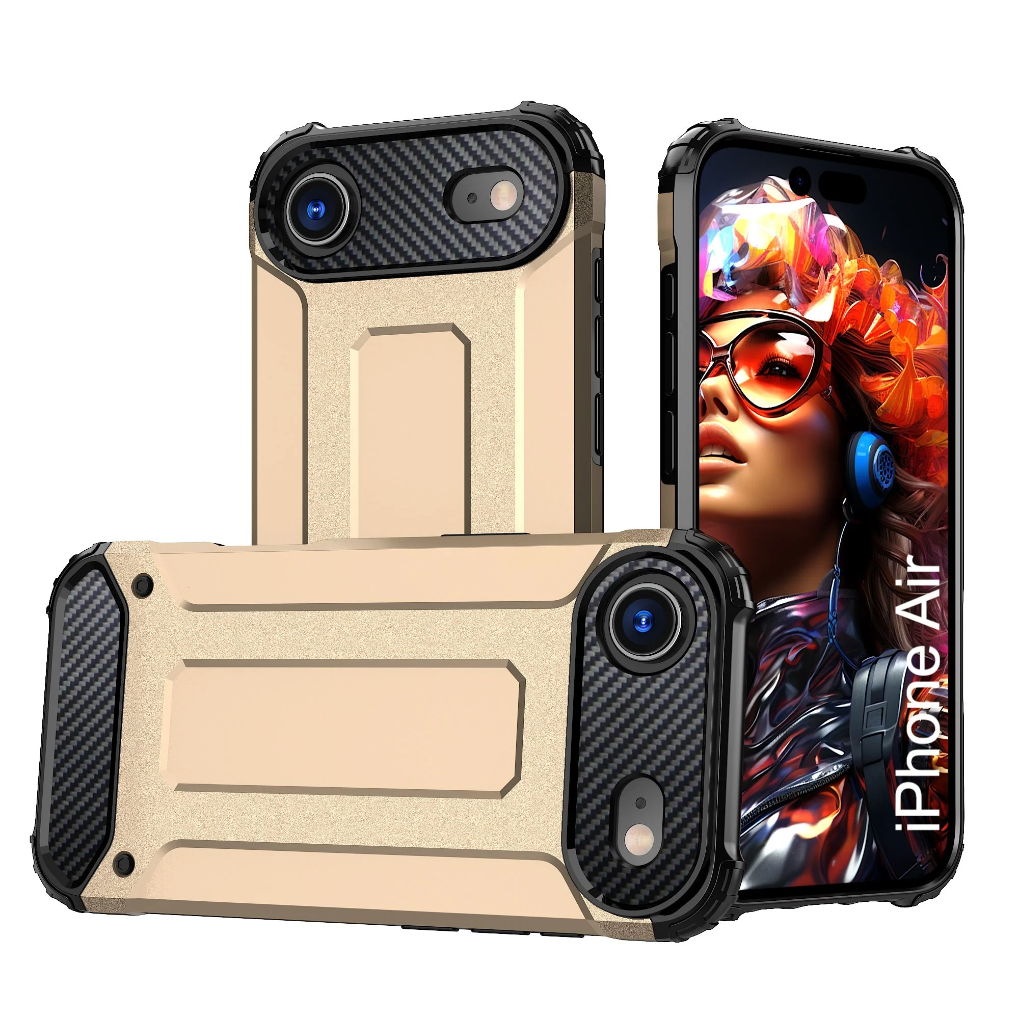 LuxuryKase Rugged TPU+PC Armor Case | Impact-Resistant Design | Anti-Drop Protection | Raised Edges & Precise Cutouts | Heavy Duty Protective Cover - Image 86