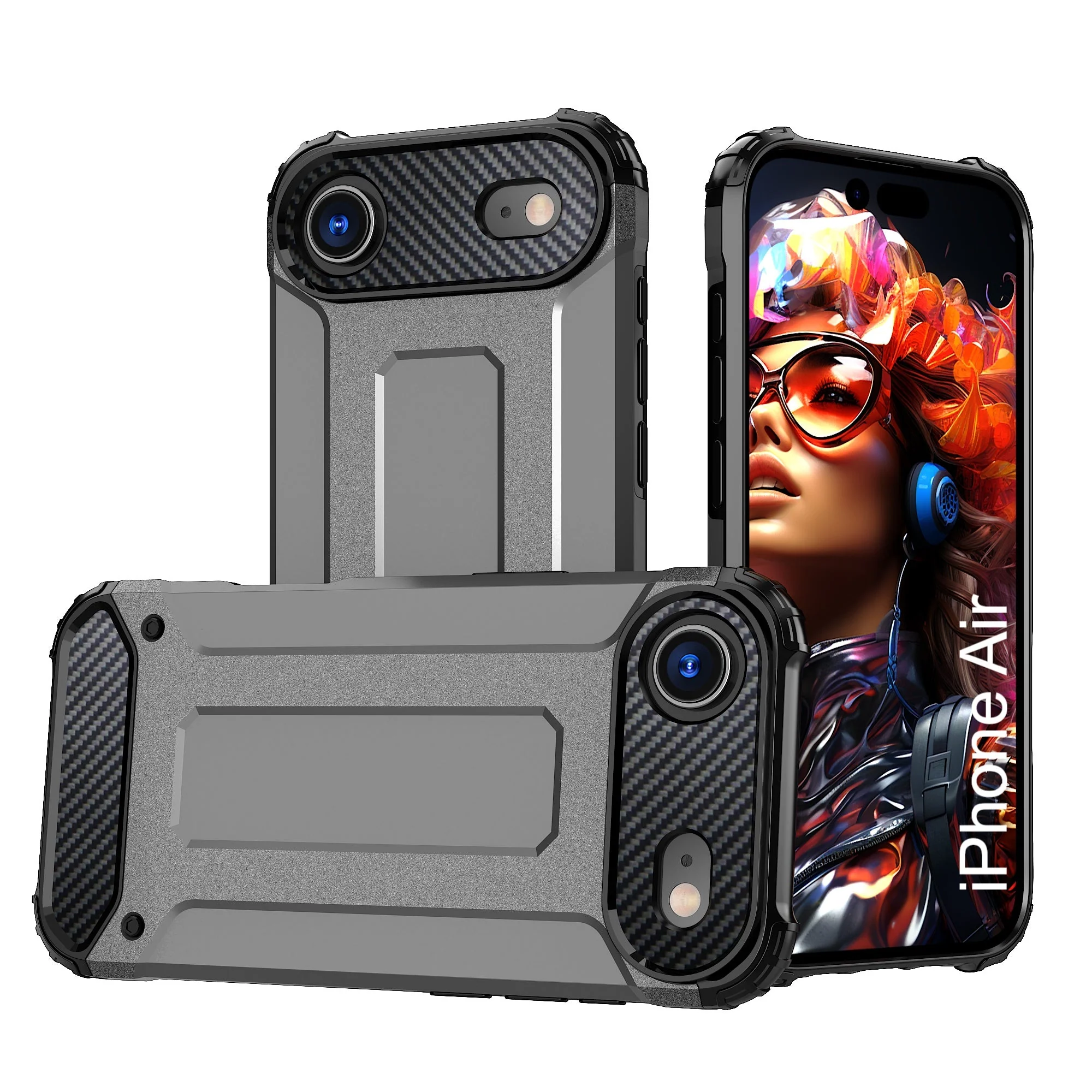 LuxuryKase Rugged TPU+PC Armor Case | Impact-Resistant Design | Anti-Drop Protection | Raised Edges & Precise Cutouts | Heavy Duty Protective Cover - Image 87