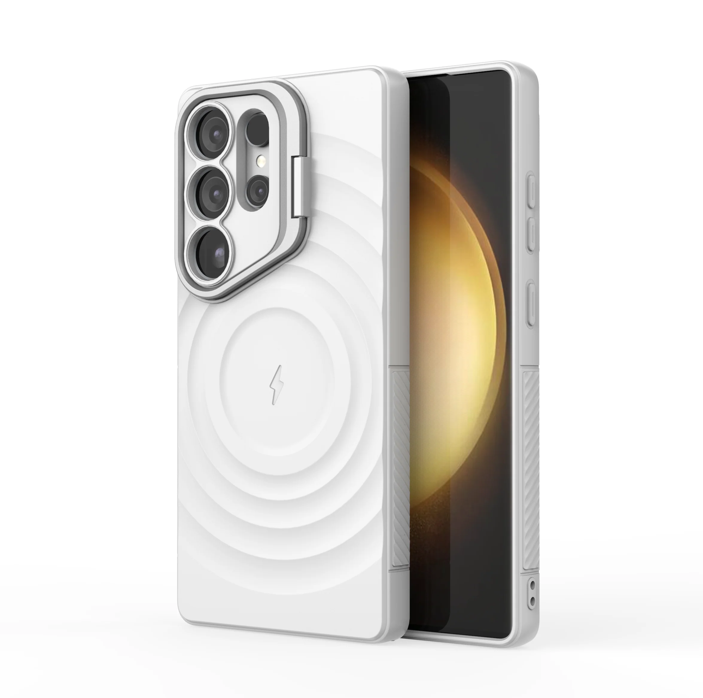 LuxuryKase Shockproof Case with Ripple Pattern | Inner Velvet Fabric Lining | Protective Cover & Wireless Charging Case for iPhone & Samsung Series - Image 10