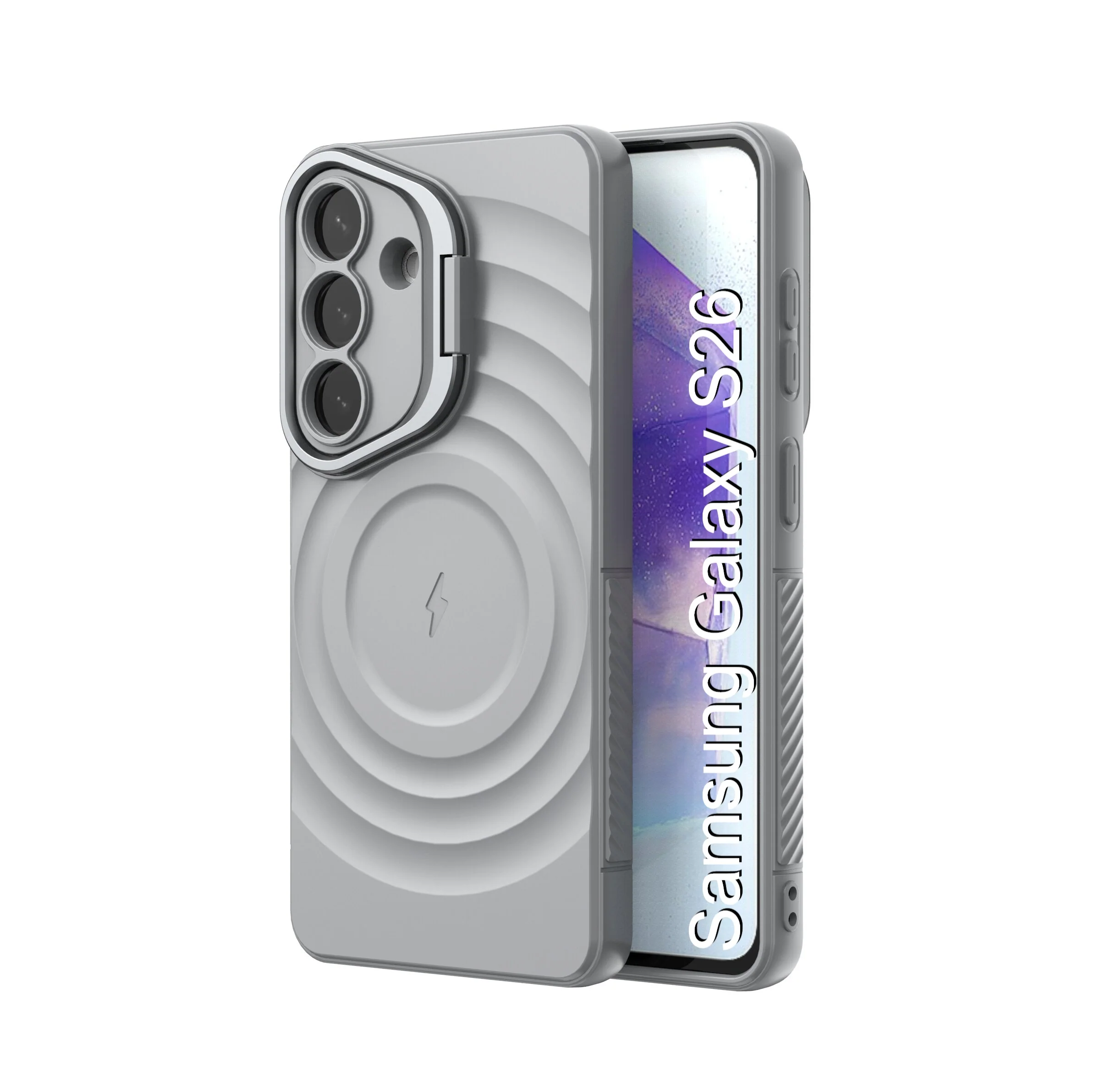 LuxuryKase Shockproof Case with Ripple Pattern | Inner Velvet Fabric Lining | Protective Cover & Wireless Charging Case for iPhone & Samsung Series - Image 111