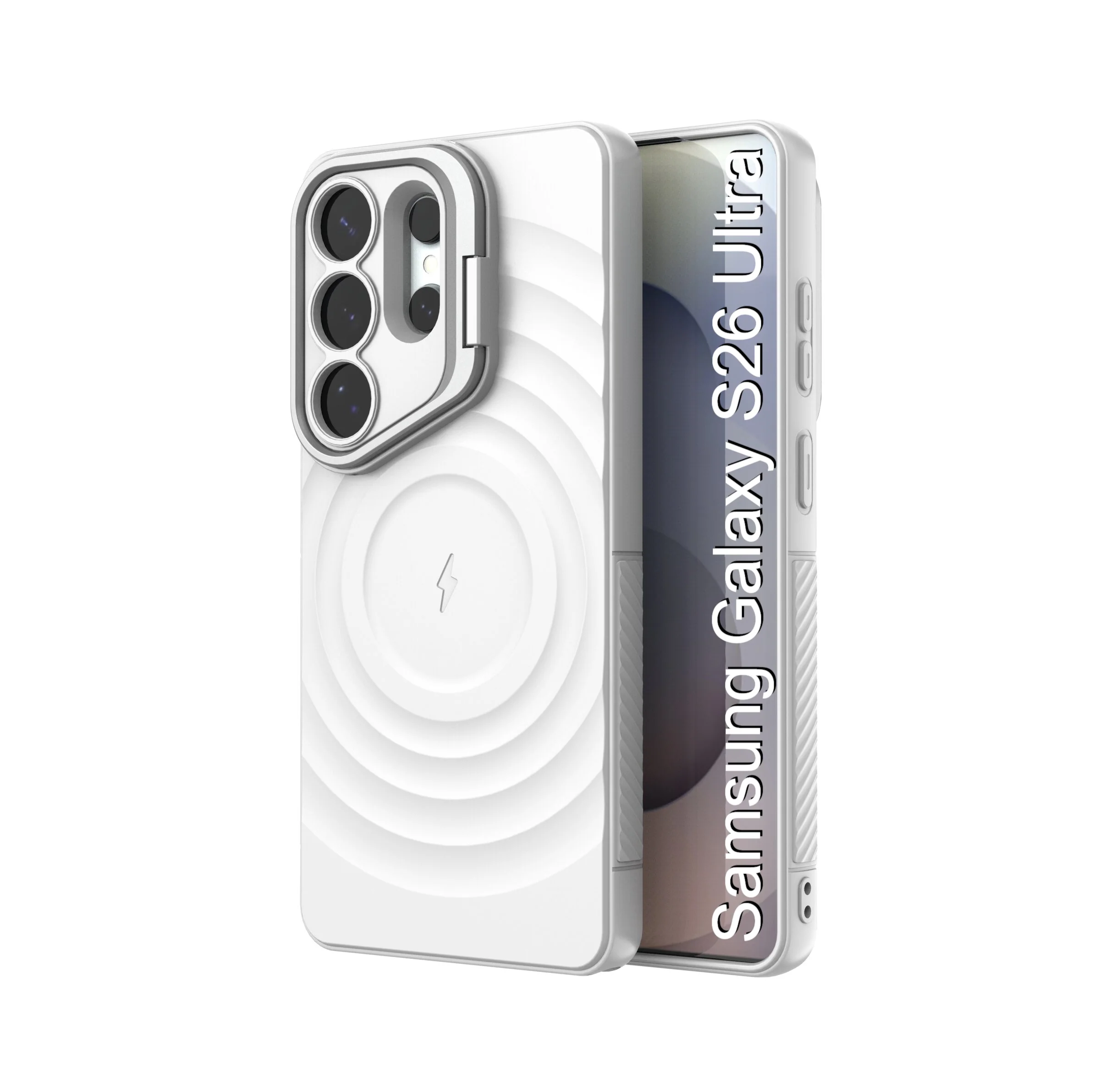 LuxuryKase Shockproof Case with Ripple Pattern | Inner Velvet Fabric Lining | Protective Cover & Wireless Charging Case for iPhone & Samsung Series - Image 123