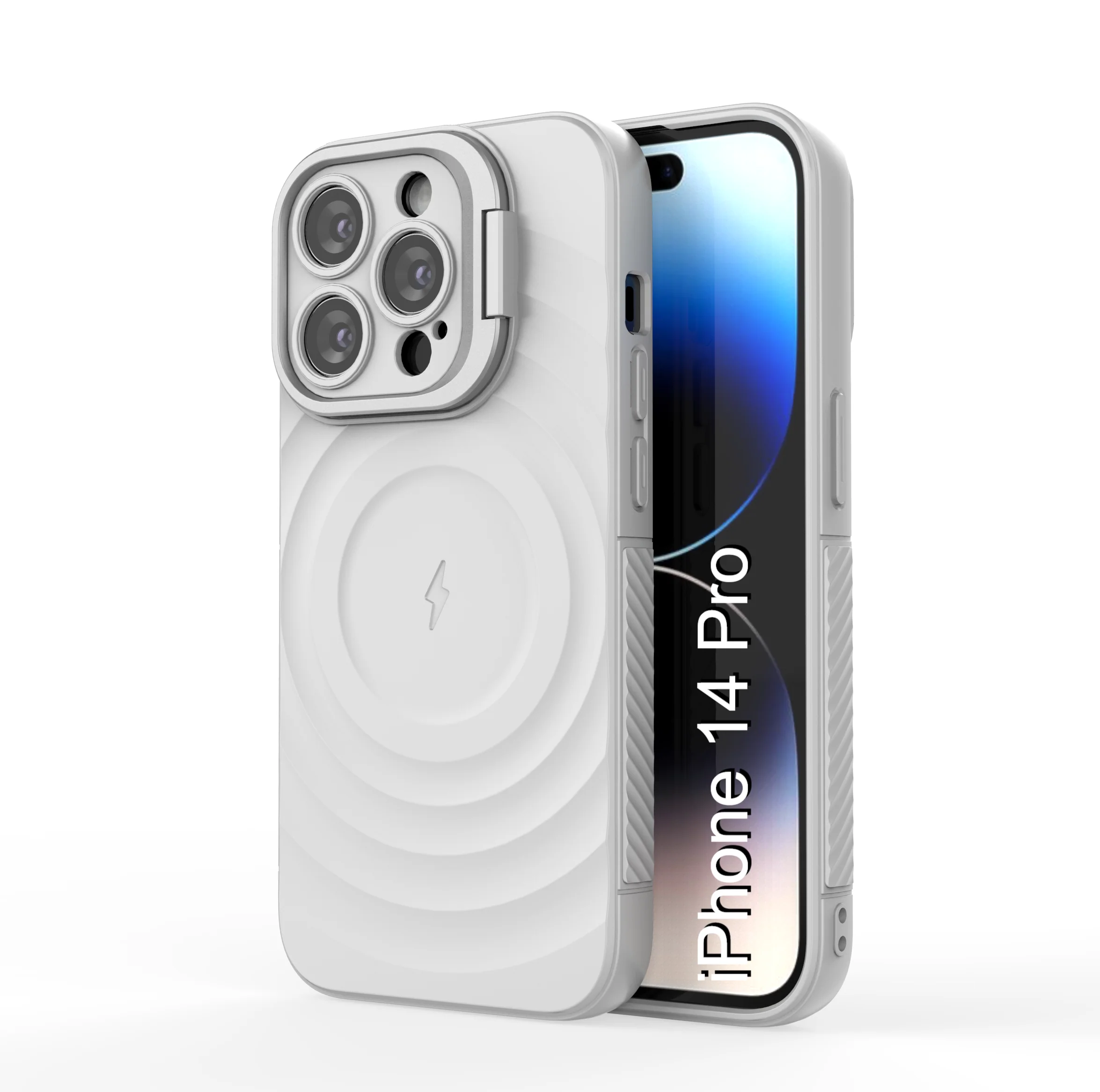LuxuryKase Shockproof Case with Ripple Pattern | Inner Velvet Fabric Lining | Protective Cover & Wireless Charging Case for iPhone & Samsung Series - Image 28