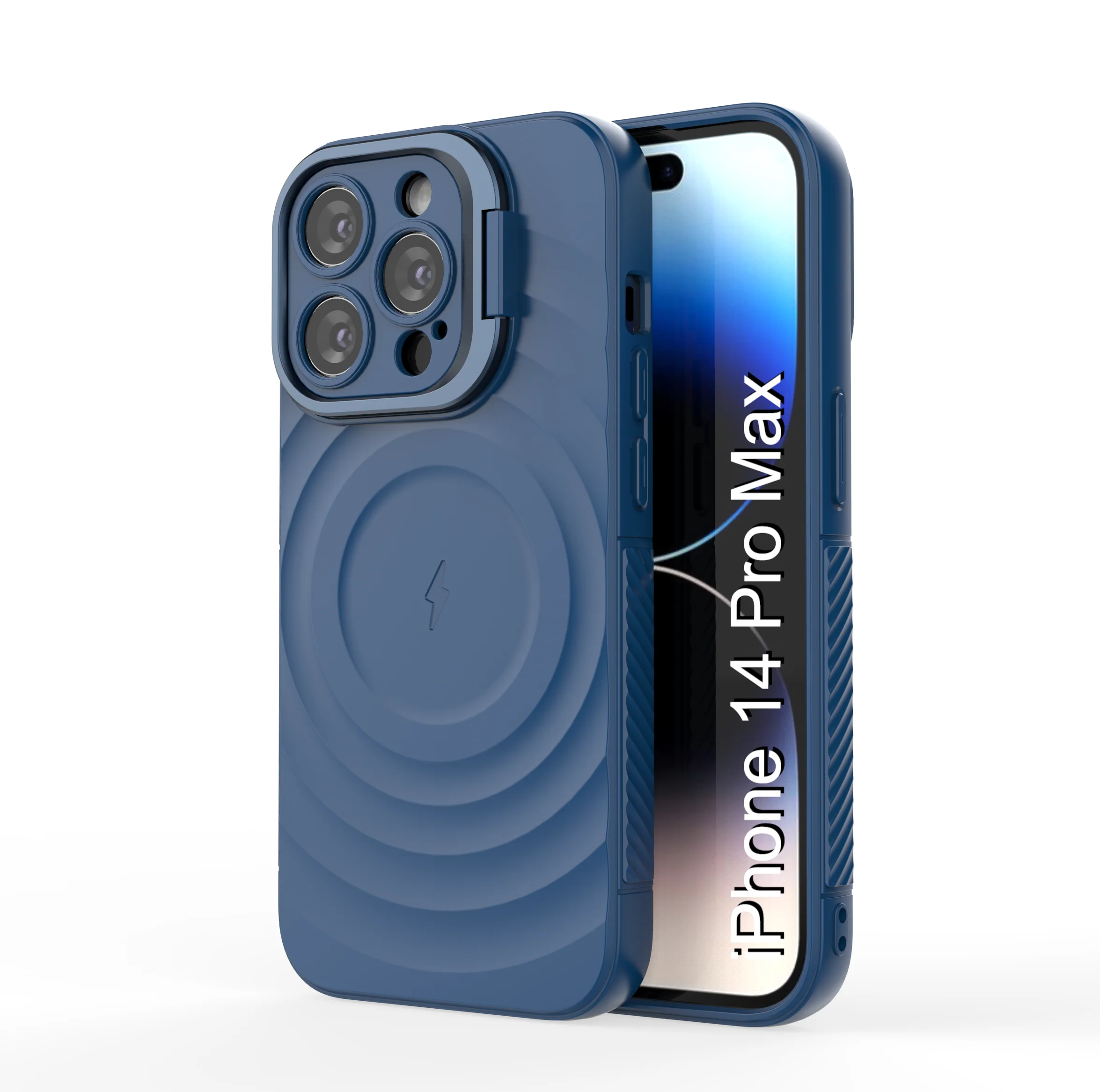 LuxuryKase Shockproof Case with Ripple Pattern | Inner Velvet Fabric Lining | Protective Cover & Wireless Charging Case for iPhone & Samsung Series - Image 30
