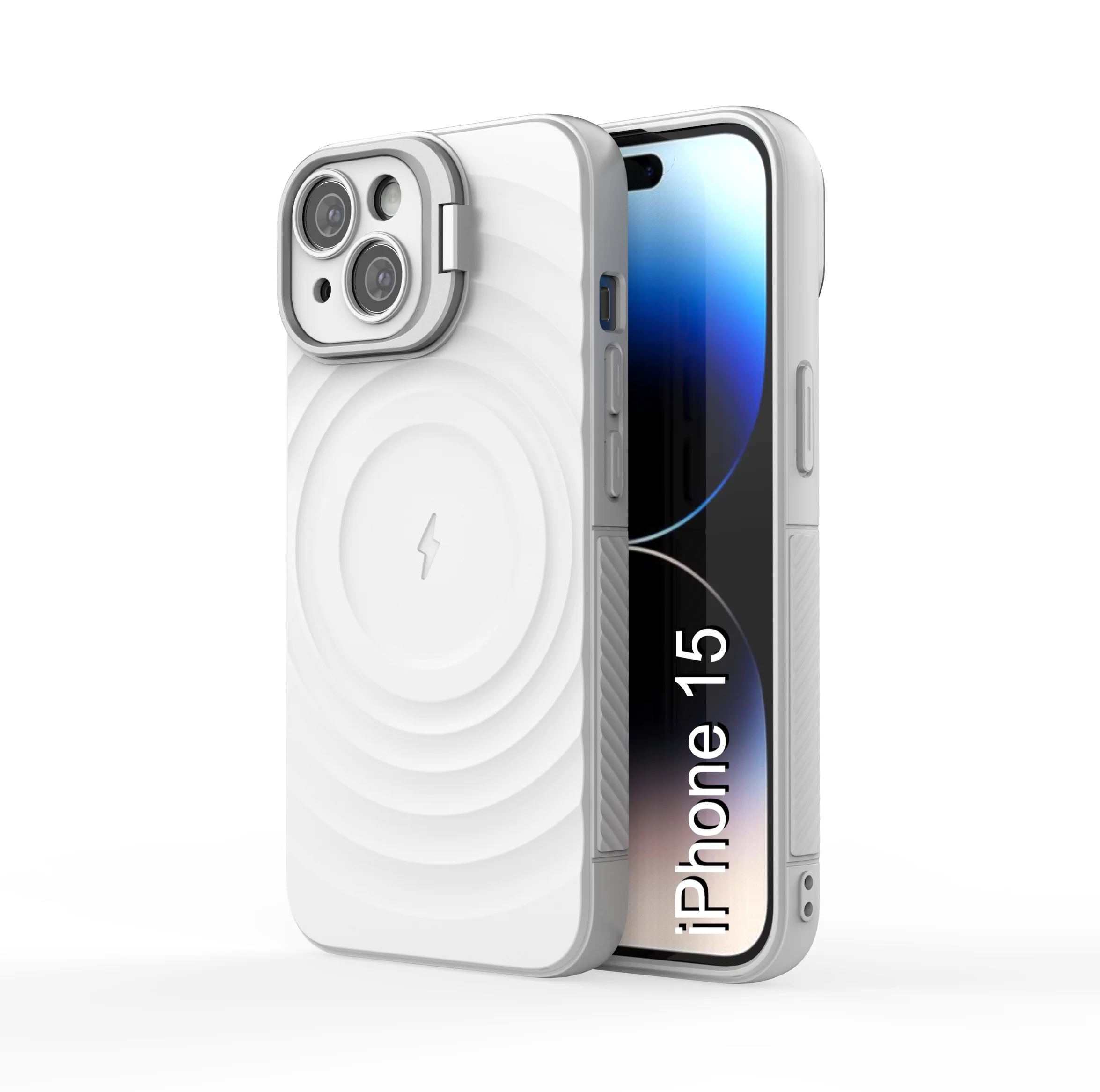 LuxuryKase Shockproof Case with Ripple Pattern | Inner Velvet Fabric Lining | Protective Cover & Wireless Charging Case for iPhone & Samsung Series - Image 38