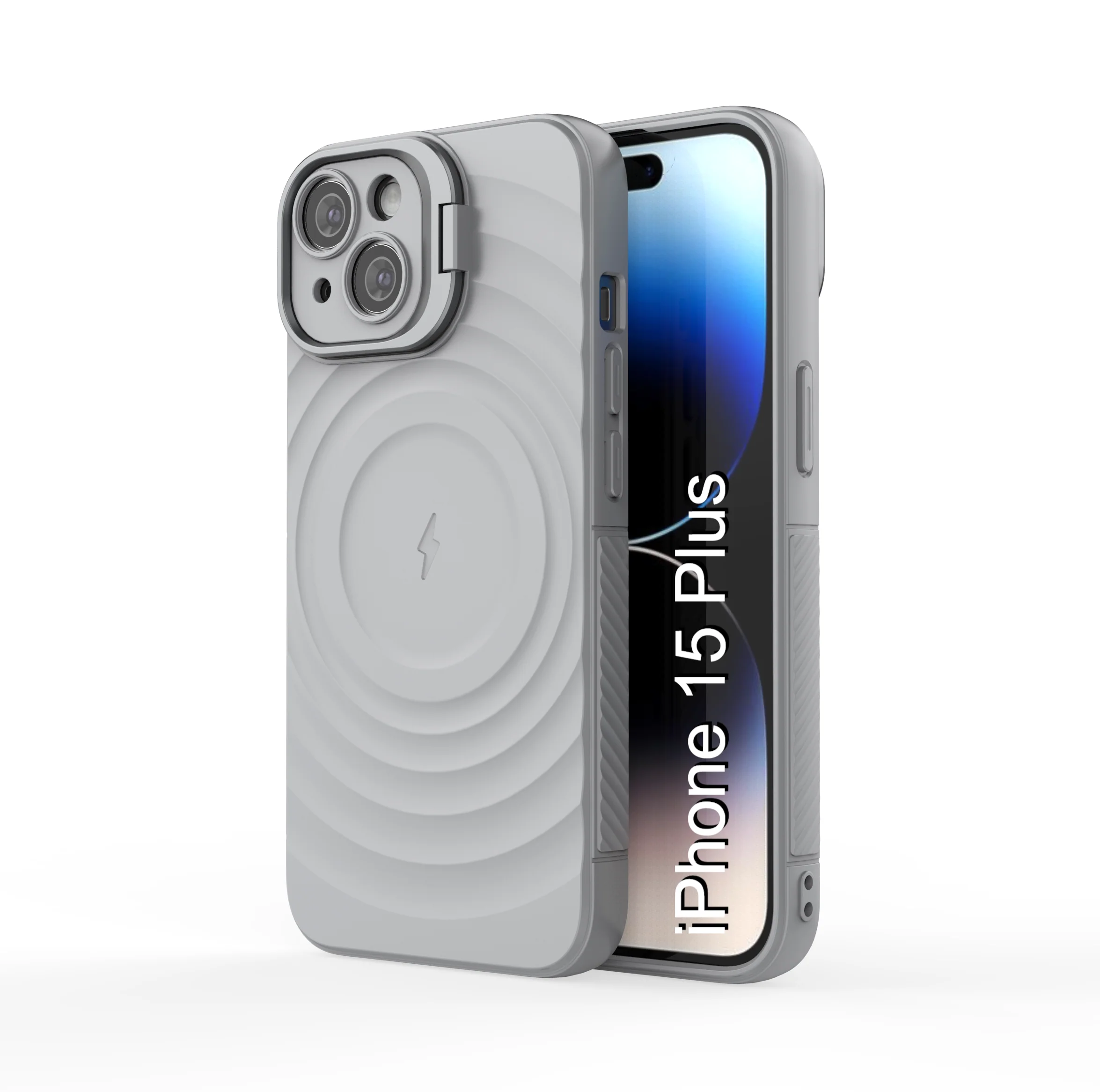LuxuryKase Shockproof Case with Ripple Pattern | Inner Velvet Fabric Lining | Protective Cover & Wireless Charging Case for iPhone & Samsung Series - Image 41