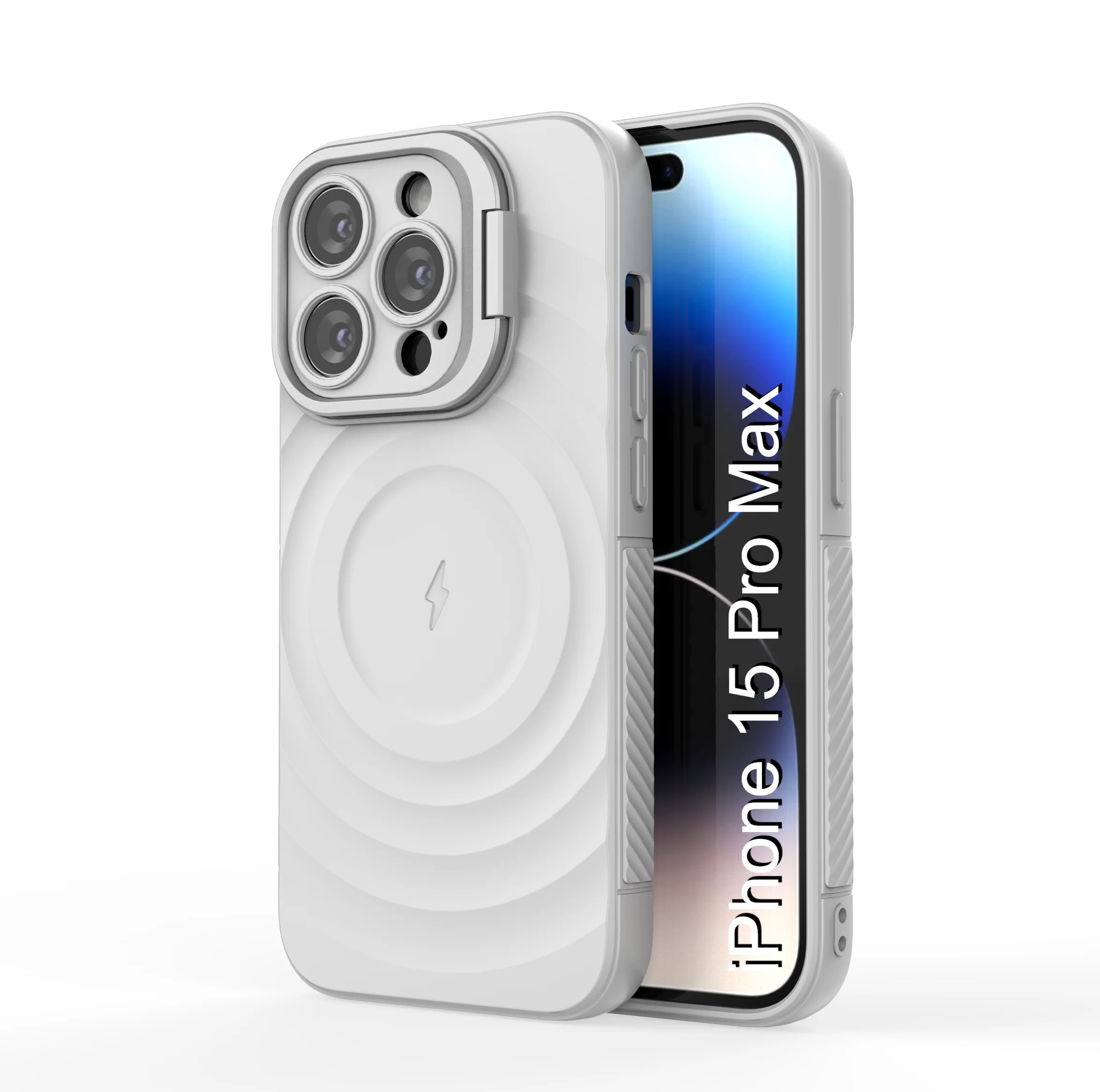 LuxuryKase Shockproof Case with Ripple Pattern | Inner Velvet Fabric Lining | Protective Cover & Wireless Charging Case for iPhone & Samsung Series - Image 53