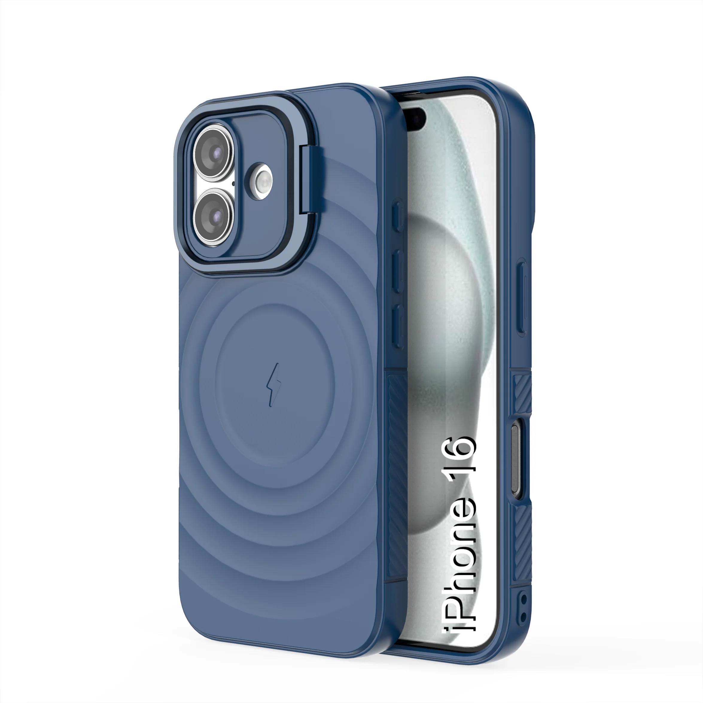 LuxuryKase Shockproof Case with Ripple Pattern | Inner Velvet Fabric Lining | Protective Cover & Wireless Charging Case for iPhone & Samsung Series - Image 55
