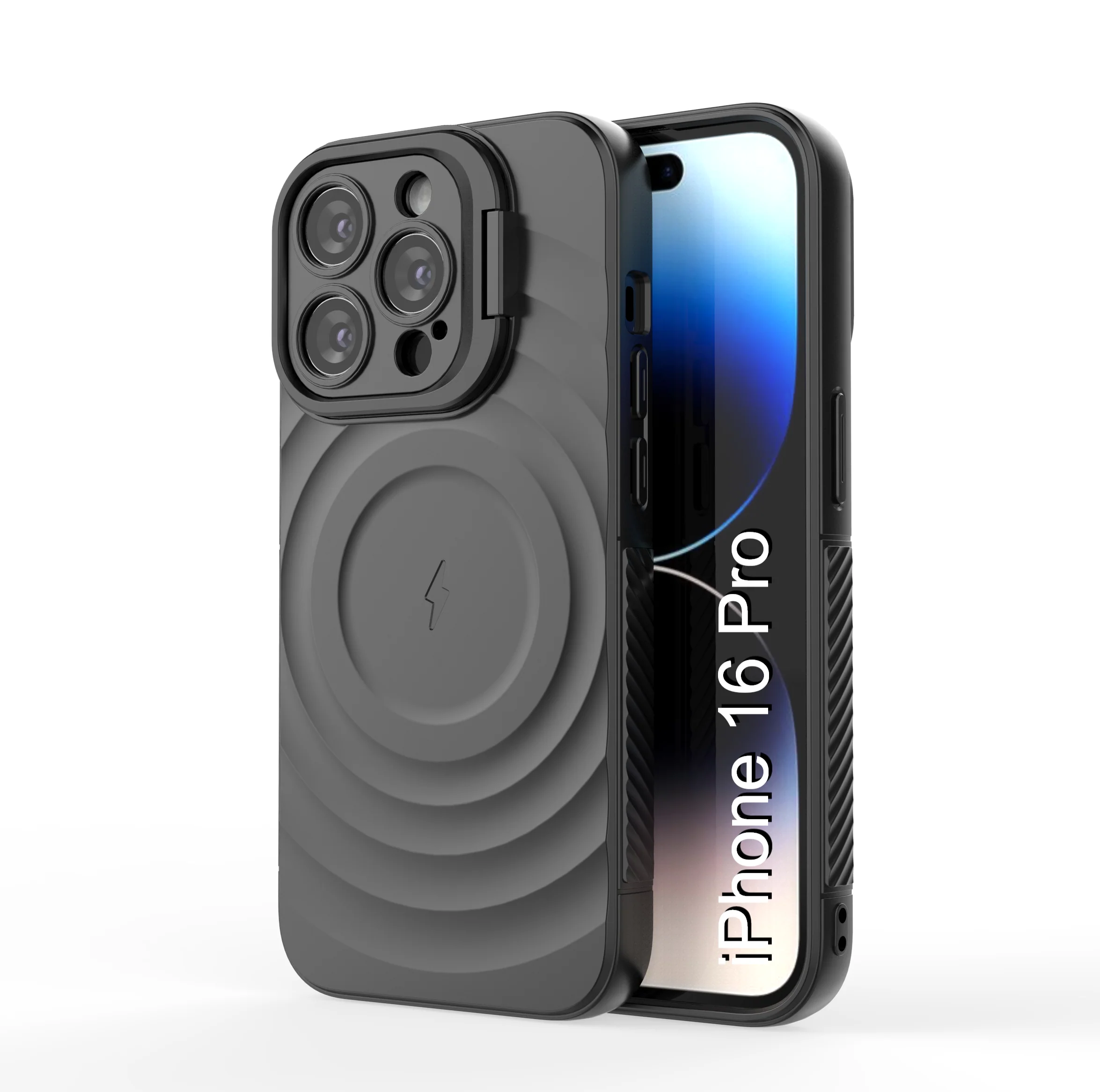 LuxuryKase Shockproof Case with Ripple Pattern | Inner Velvet Fabric Lining | Protective Cover & Wireless Charging Case for iPhone & Samsung Series - Image 64