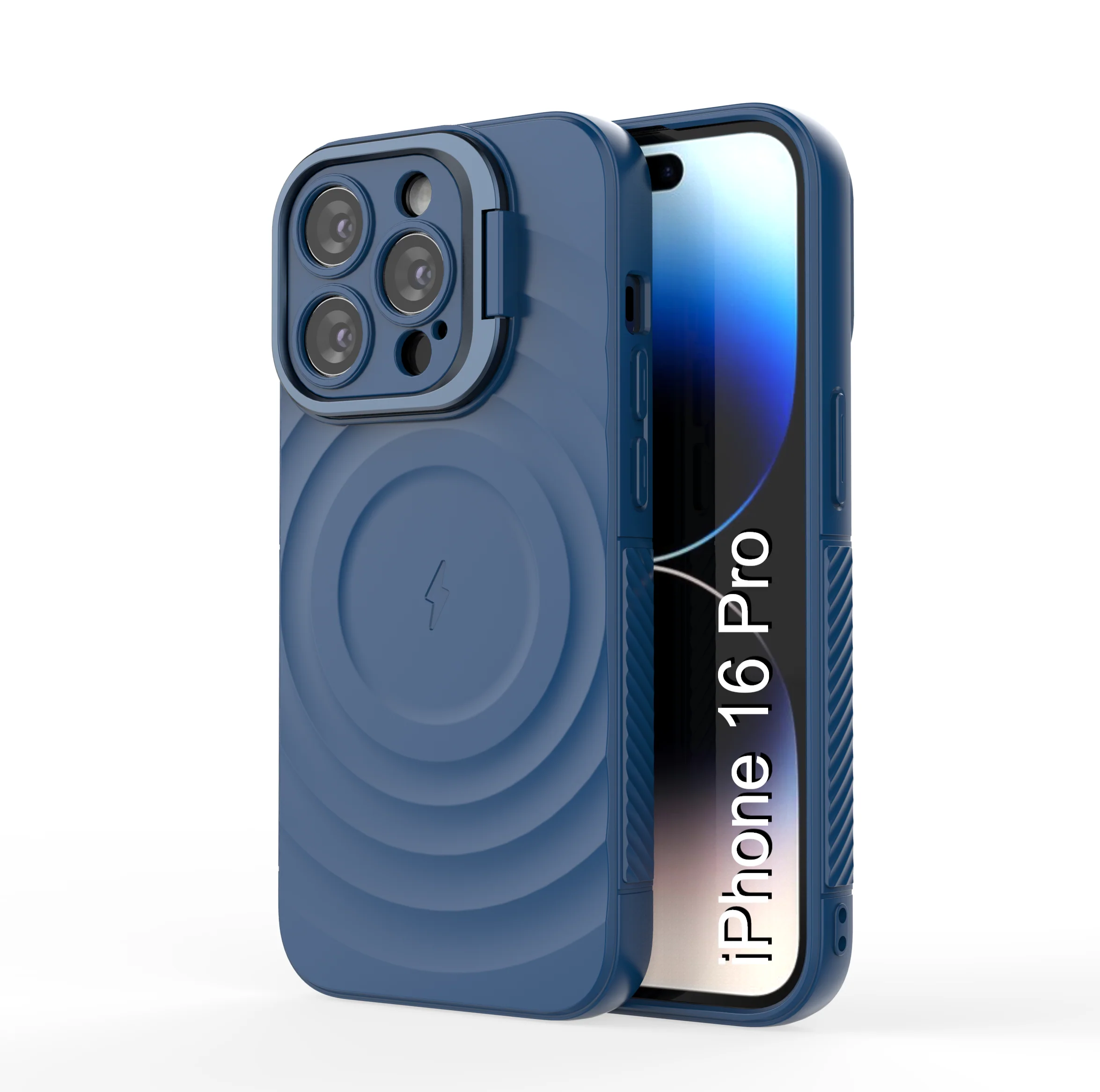 LuxuryKase Shockproof Case with Ripple Pattern | Inner Velvet Fabric Lining | Protective Cover & Wireless Charging Case for iPhone & Samsung Series - Image 65