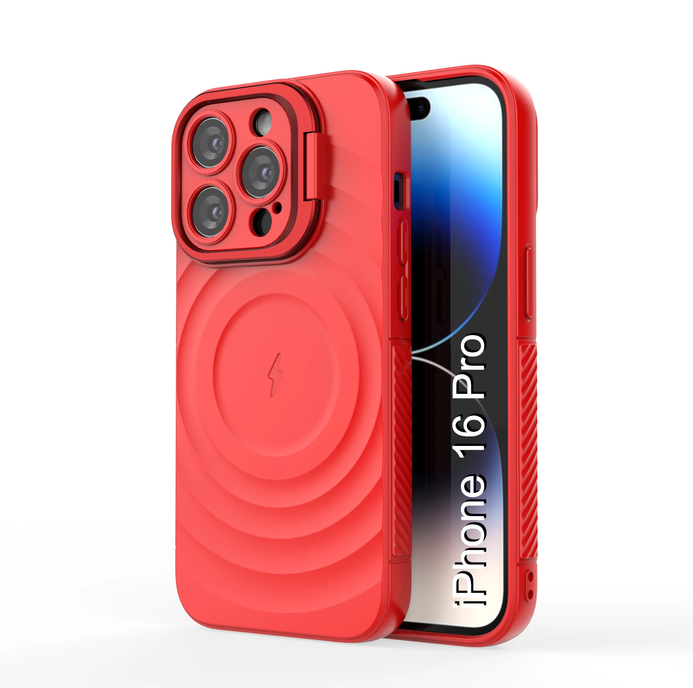 LuxuryKase Shockproof Case with Ripple Pattern | Inner Velvet Fabric Lining | Protective Cover & Wireless Charging Case for iPhone & Samsung Series - Image 67