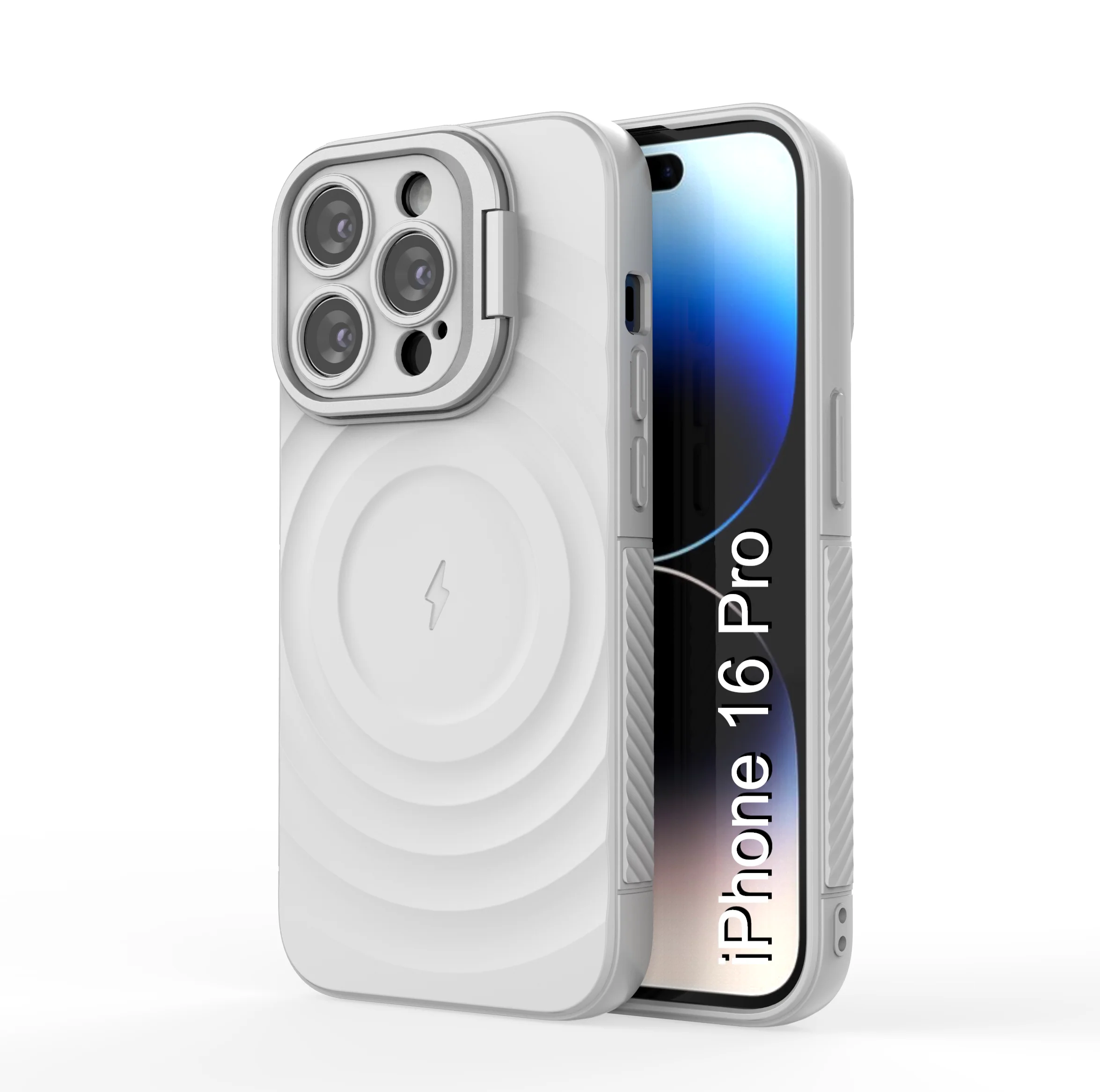 LuxuryKase Shockproof Case with Ripple Pattern | Inner Velvet Fabric Lining | Protective Cover & Wireless Charging Case for iPhone & Samsung Series - Image 68