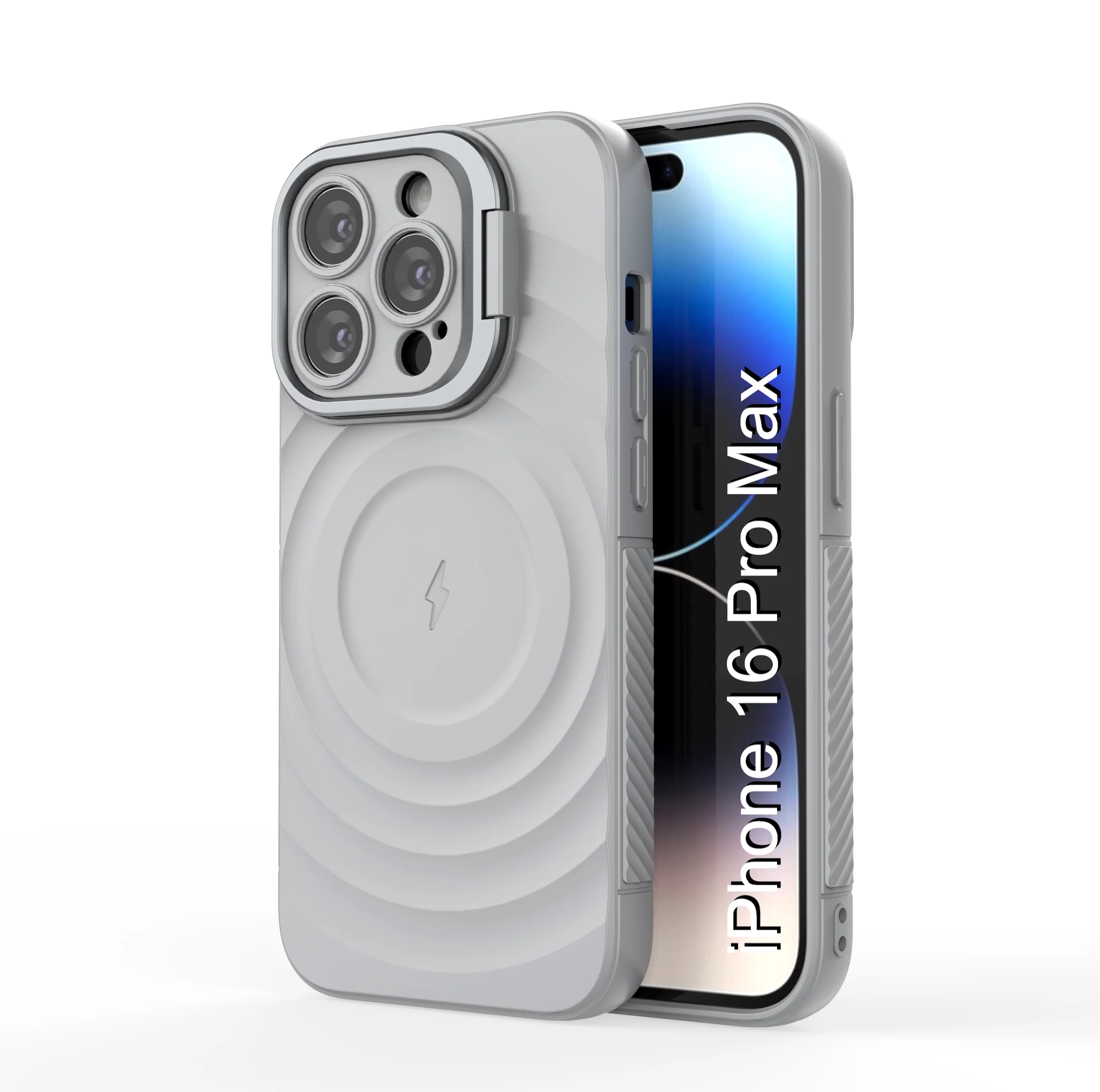 LuxuryKase Shockproof Case with Ripple Pattern | Inner Velvet Fabric Lining | Protective Cover & Wireless Charging Case for iPhone & Samsung Series - Image 71