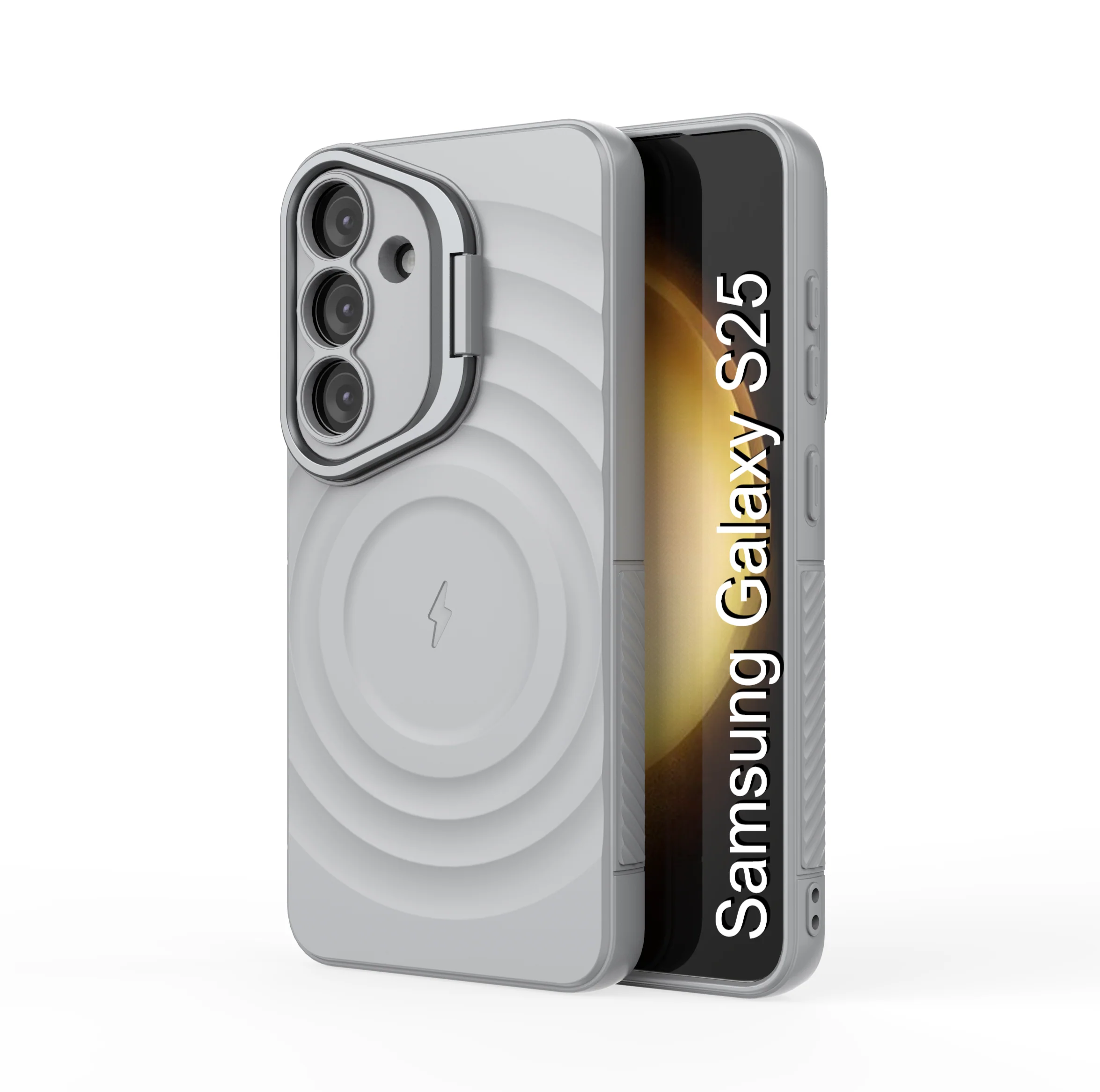 LuxuryKase Shockproof Case with Ripple Pattern | Inner Velvet Fabric Lining | Protective Cover & Wireless Charging Case for iPhone & Samsung Series - Image 76