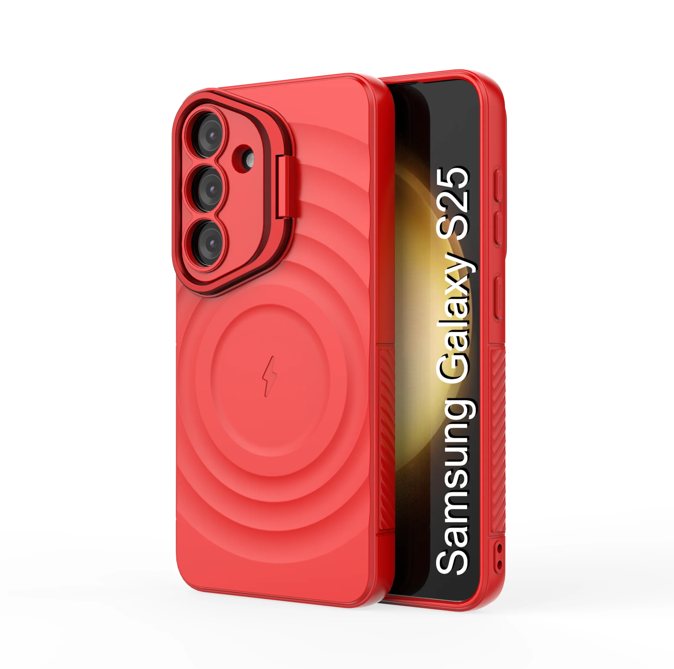 LuxuryKase Shockproof Case with Ripple Pattern | Inner Velvet Fabric Lining | Protective Cover & Wireless Charging Case for iPhone & Samsung Series - Image 77