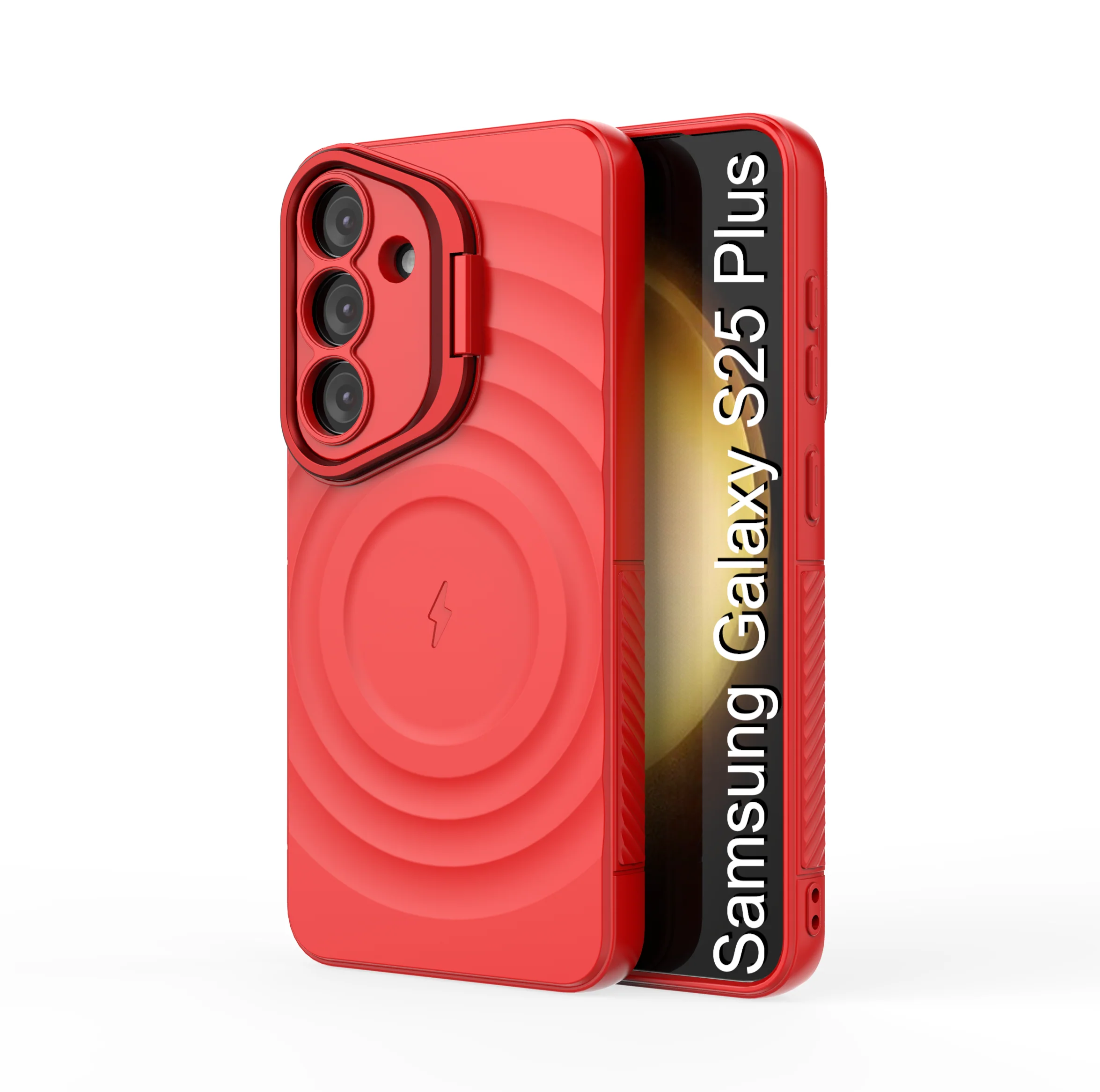 LuxuryKase Shockproof Case with Ripple Pattern | Inner Velvet Fabric Lining | Protective Cover & Wireless Charging Case for iPhone & Samsung Series - Image 82
