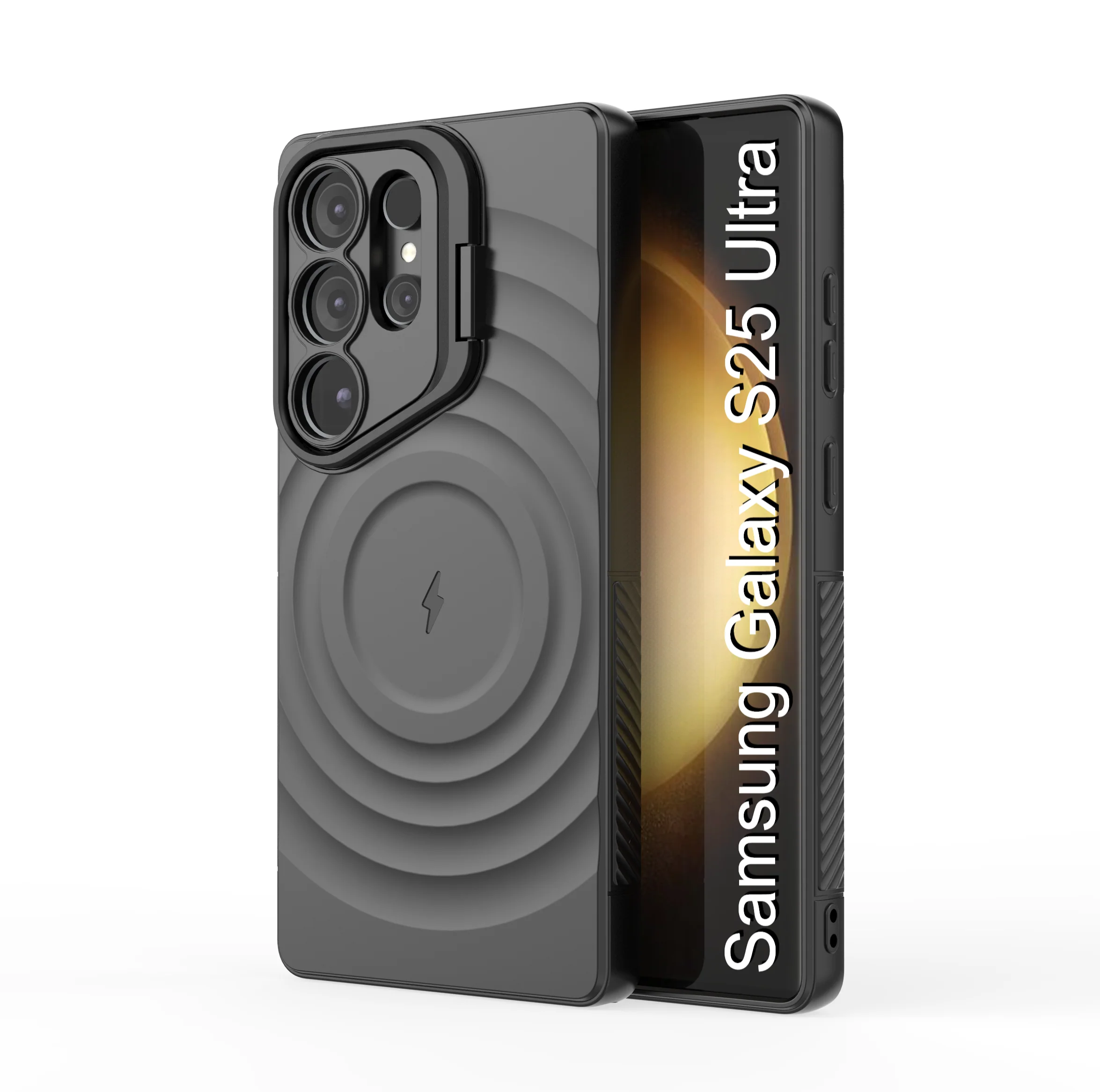 LuxuryKase Shockproof Case with Ripple Pattern | Inner Velvet Fabric Lining | Protective Cover & Wireless Charging Case for iPhone & Samsung Series - Image 84