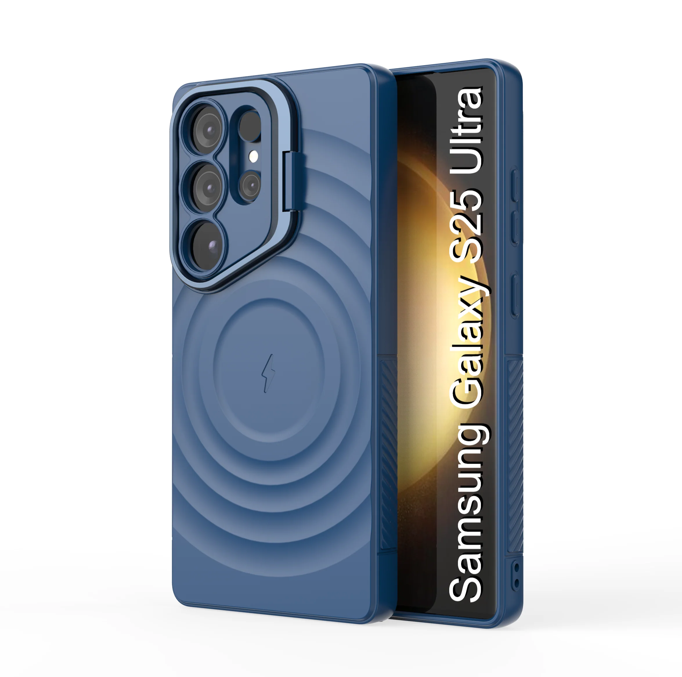 LuxuryKase Shockproof Case with Ripple Pattern | Inner Velvet Fabric Lining | Protective Cover & Wireless Charging Case for iPhone & Samsung Series - Image 85