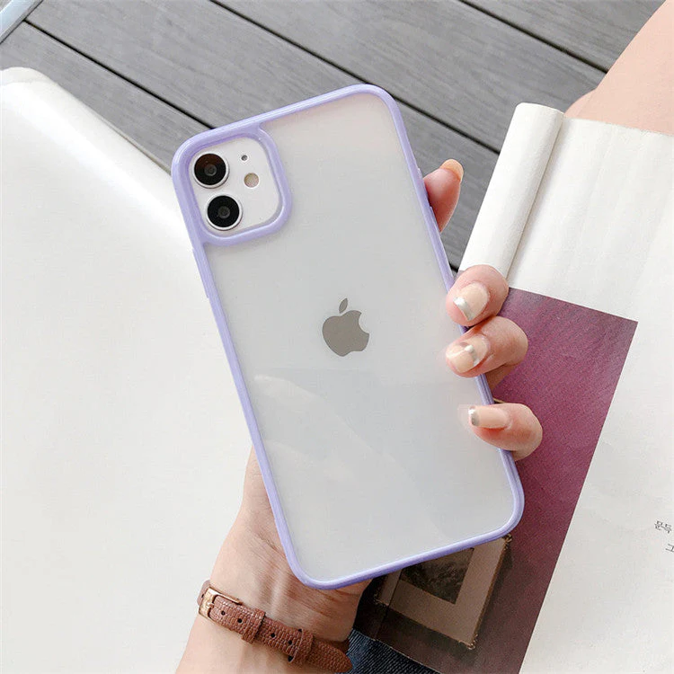 LuxuryKase Shockproof Silicone Bumper Transparent Protection Case Cover For Iphone - Image 24