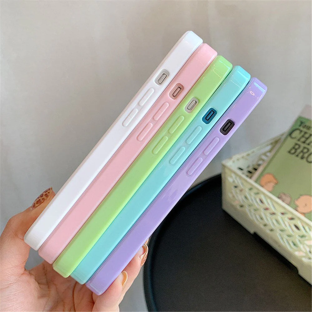 LuxuryKase Shockproof Silicone Bumper Transparent Protection Case Cover For Iphone - Image 5