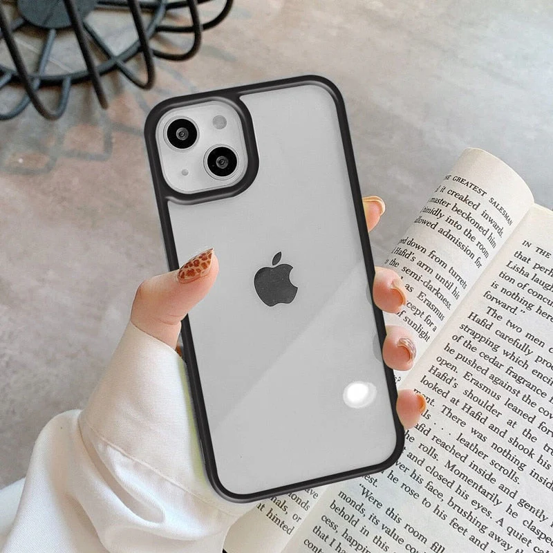 LuxuryKase Shockproof Silicone Bumper Transparent Protection Case Cover For Iphone - Image 6