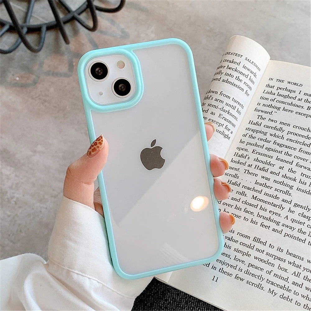 LuxuryKase Shockproof Silicone Bumper Transparent Protection Case Cover For Iphone - Image 7